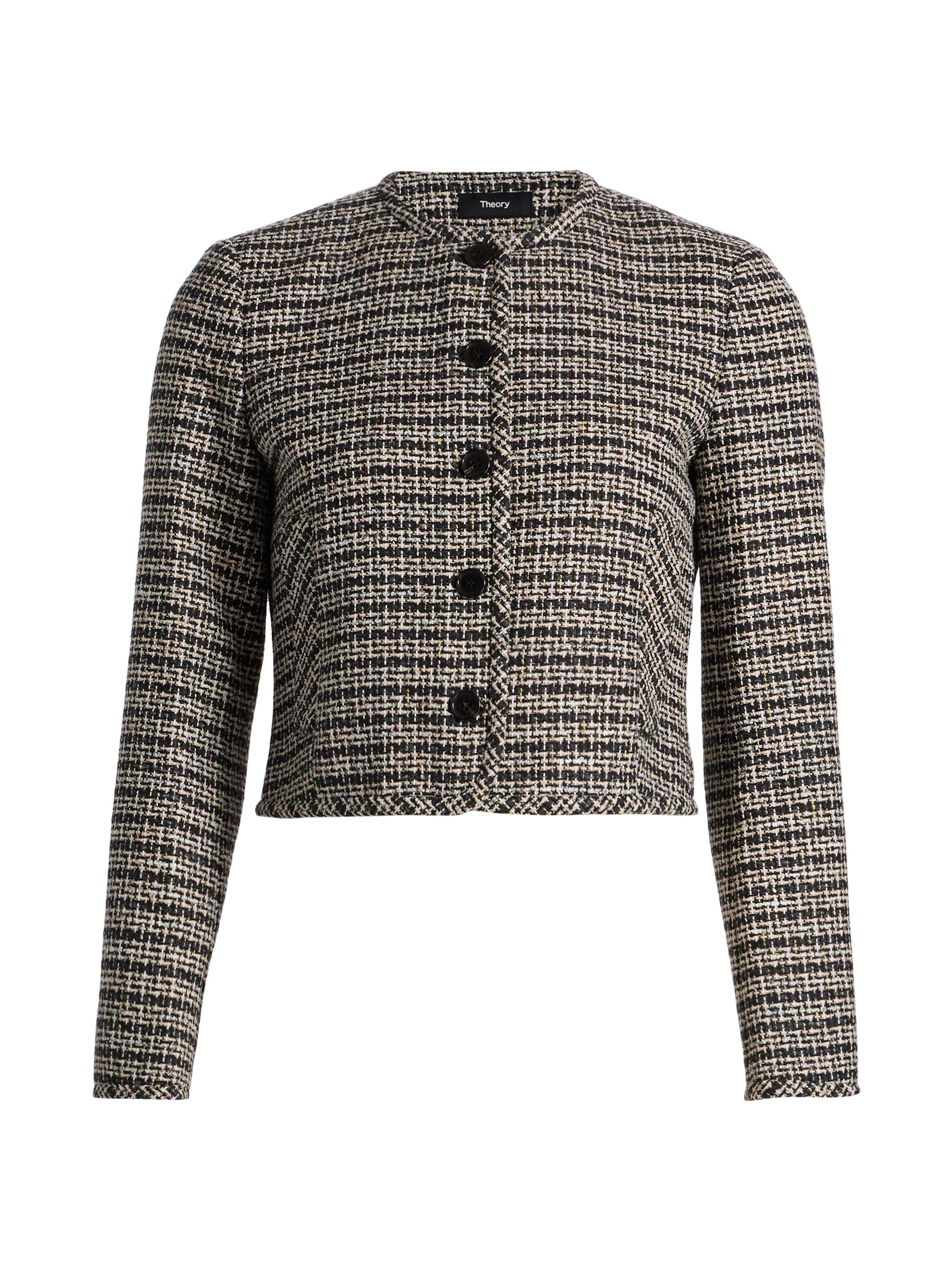 Theory Tweed Military Jacket | Saks Fifth Avenue