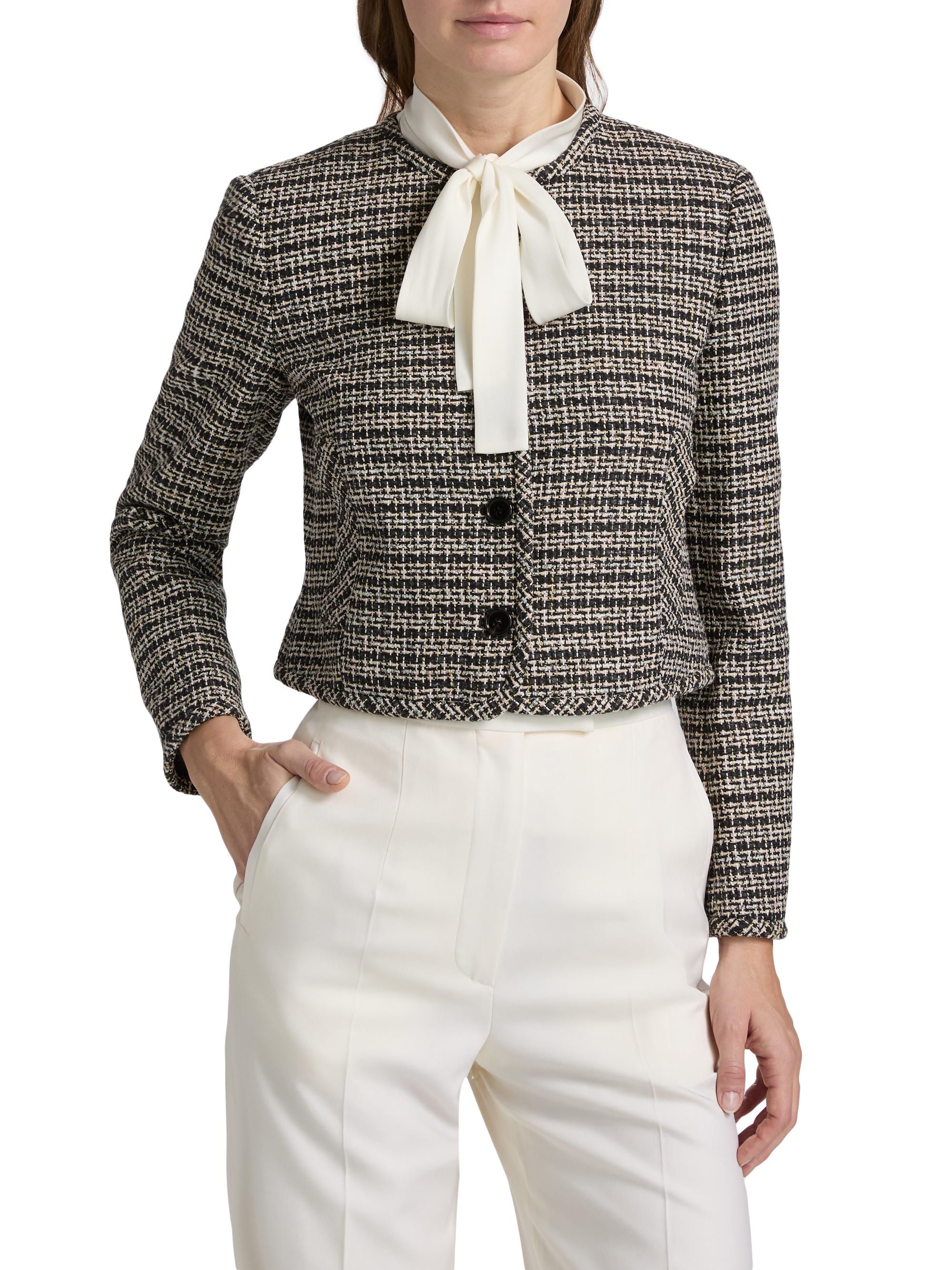 Theory Tweed Cardigan Jacket | Saks Fifth Avenue