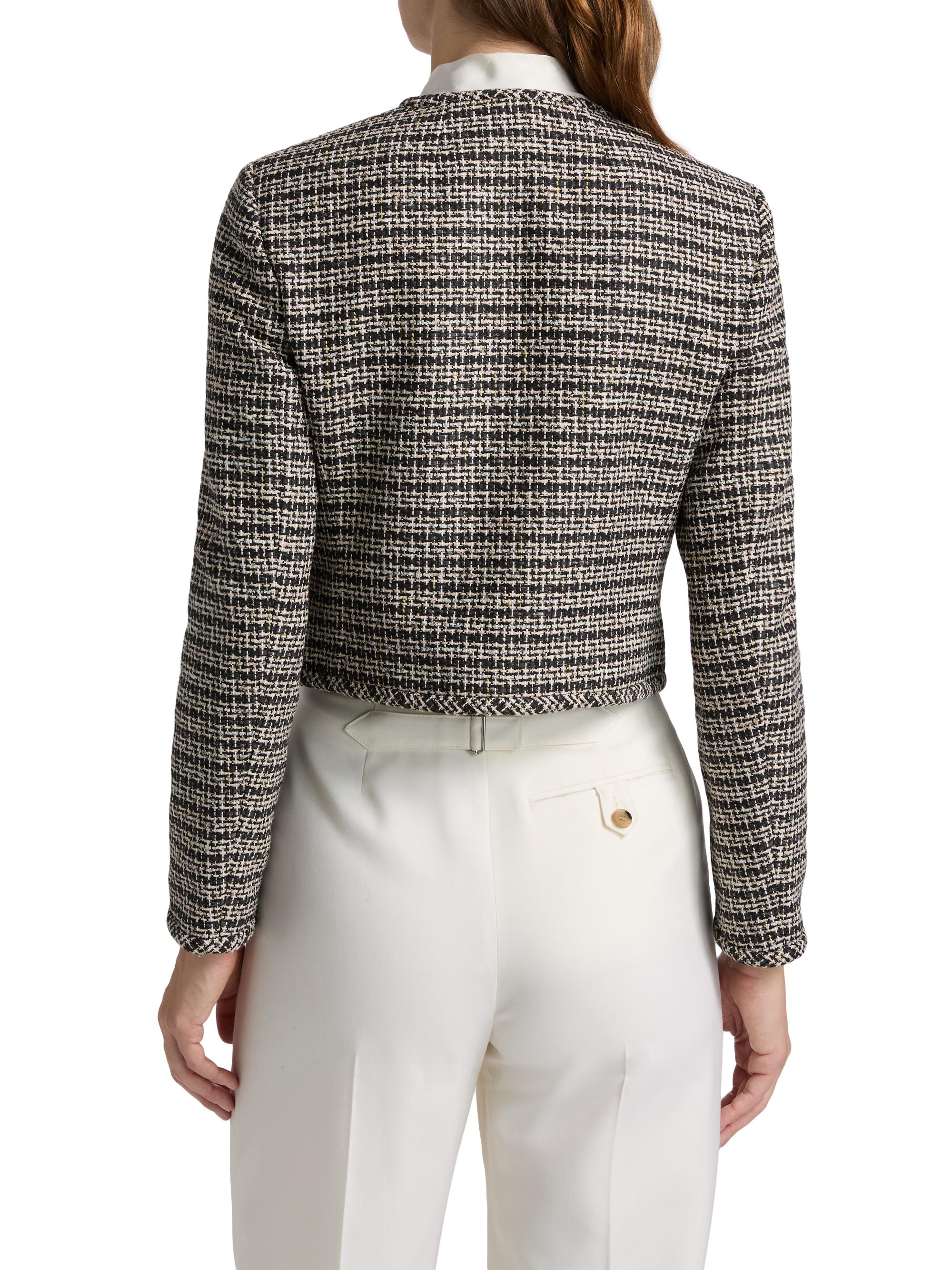 Theory Tweed Cardigan Jacket | Saks Fifth Avenue