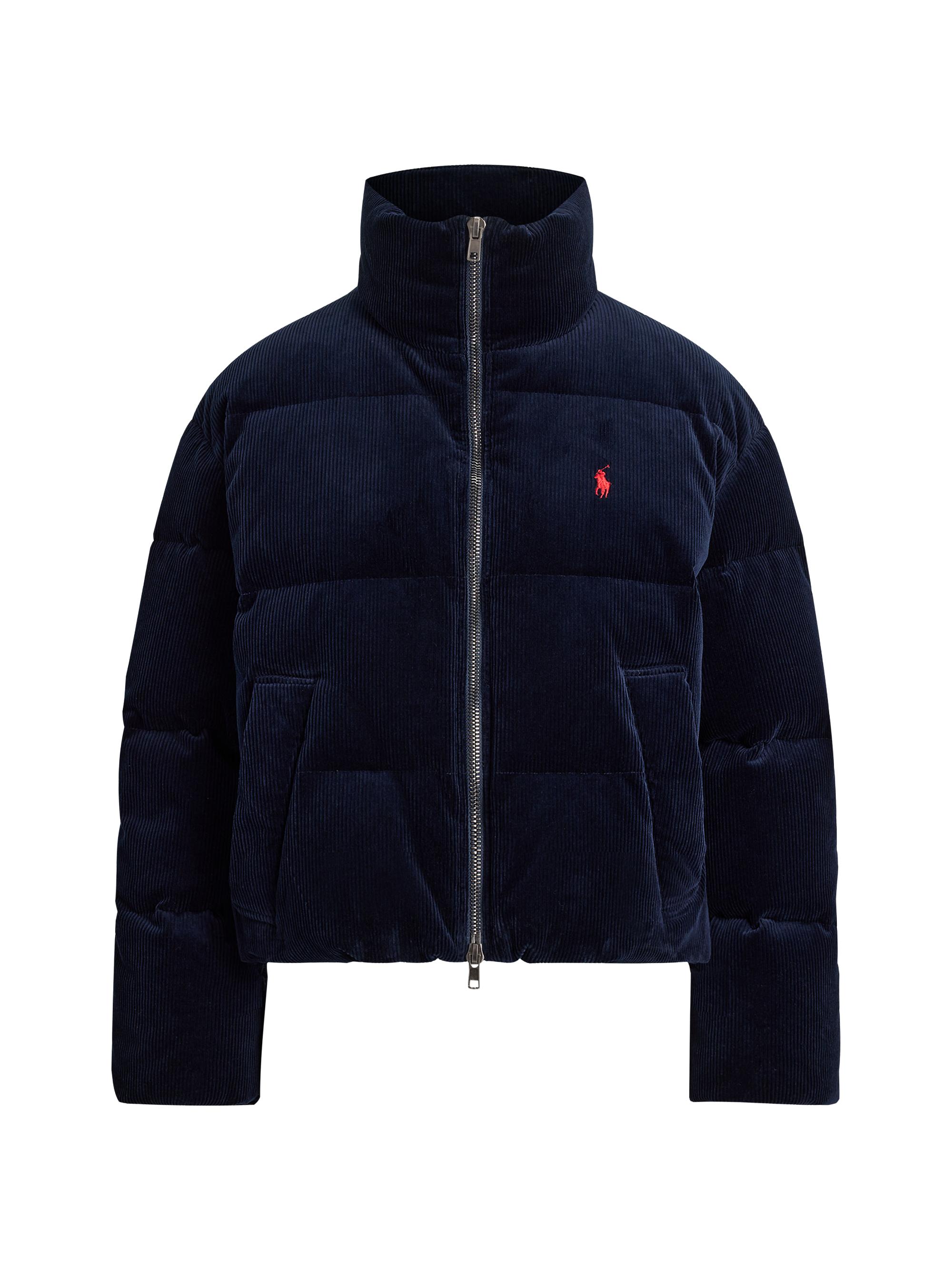 Polo Ralph Lauren Corduroy Quilted Zip-Front Down Jacket | Saks