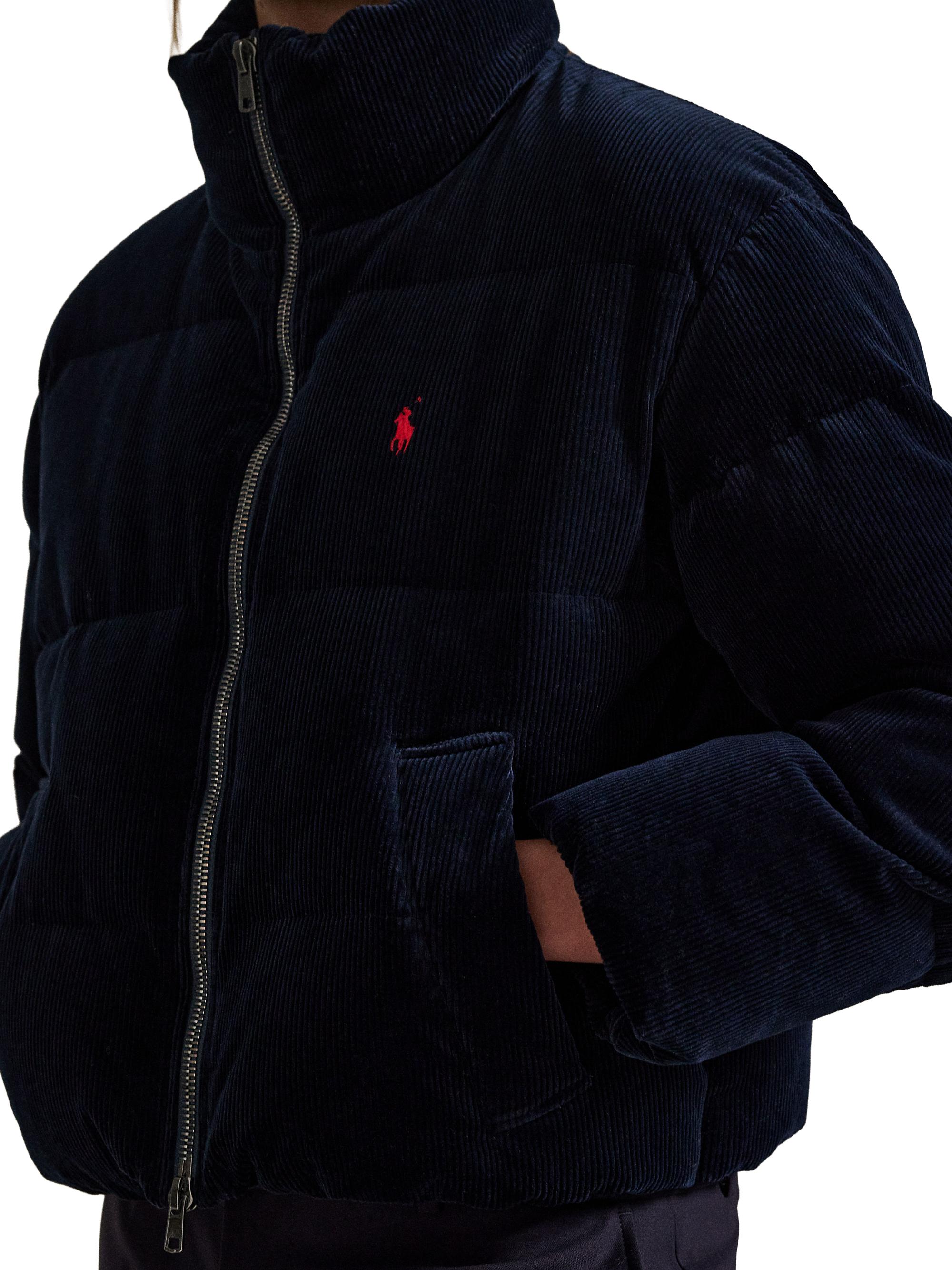 Polo Ralph Lauren Corduroy Quilted Zip-Front Down Jacket | Saks