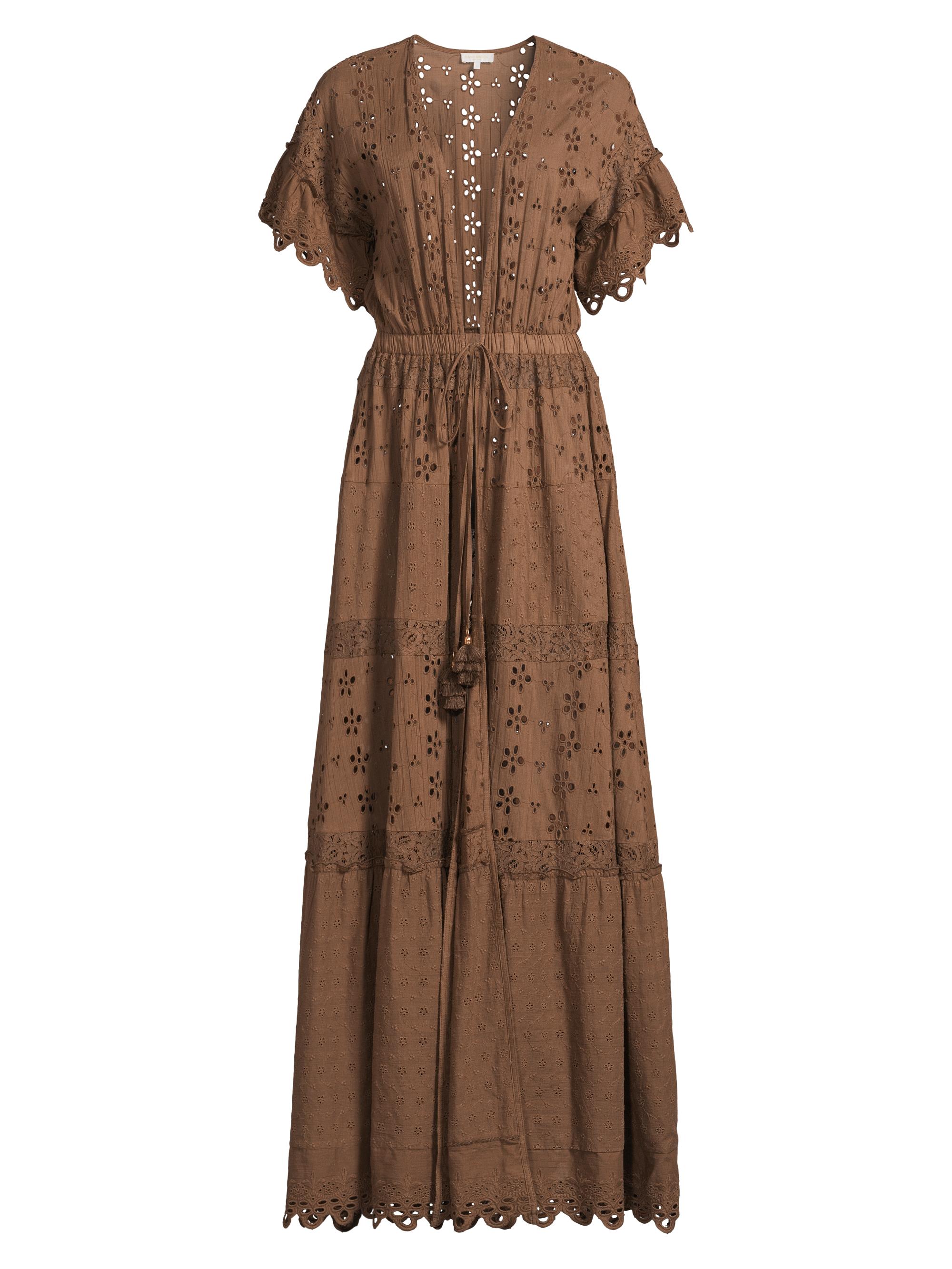 sachin and babi light blue dress Brown Summer Maxi Dress Outfit Idea 🤎 Elegant Casual Long Dress for Women # maxidress #summerdress #brownoutfit #womensfashion #outfitinspiration main image 1