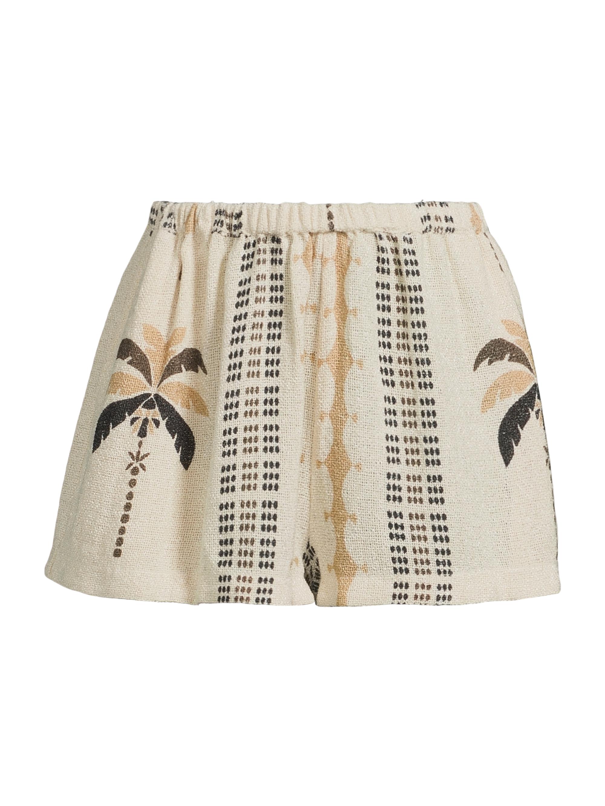 Ramy Brook Women's Posey Cotton-Blend Swim Shorts - Palm Print