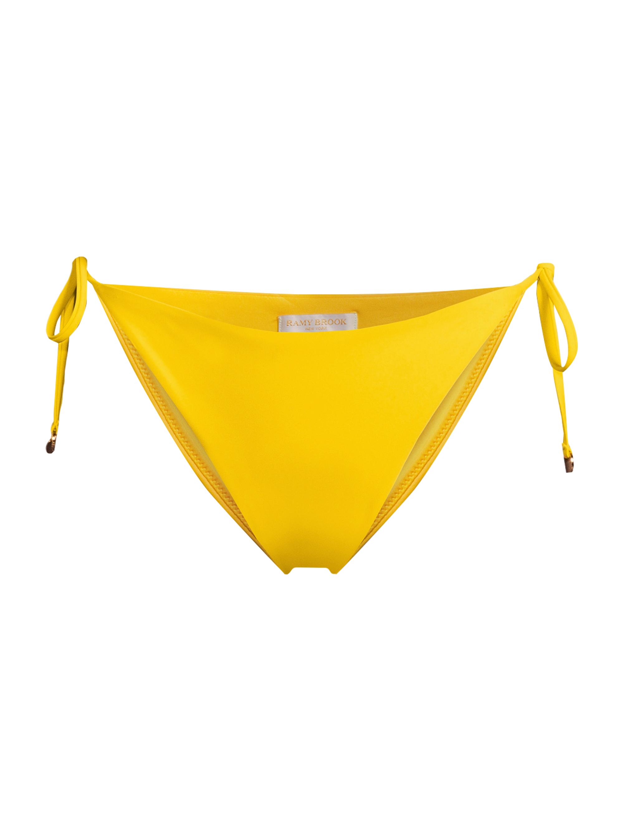 Ramy Brook Women's Benni Side-Tie Bikini Bottom - Sunglow