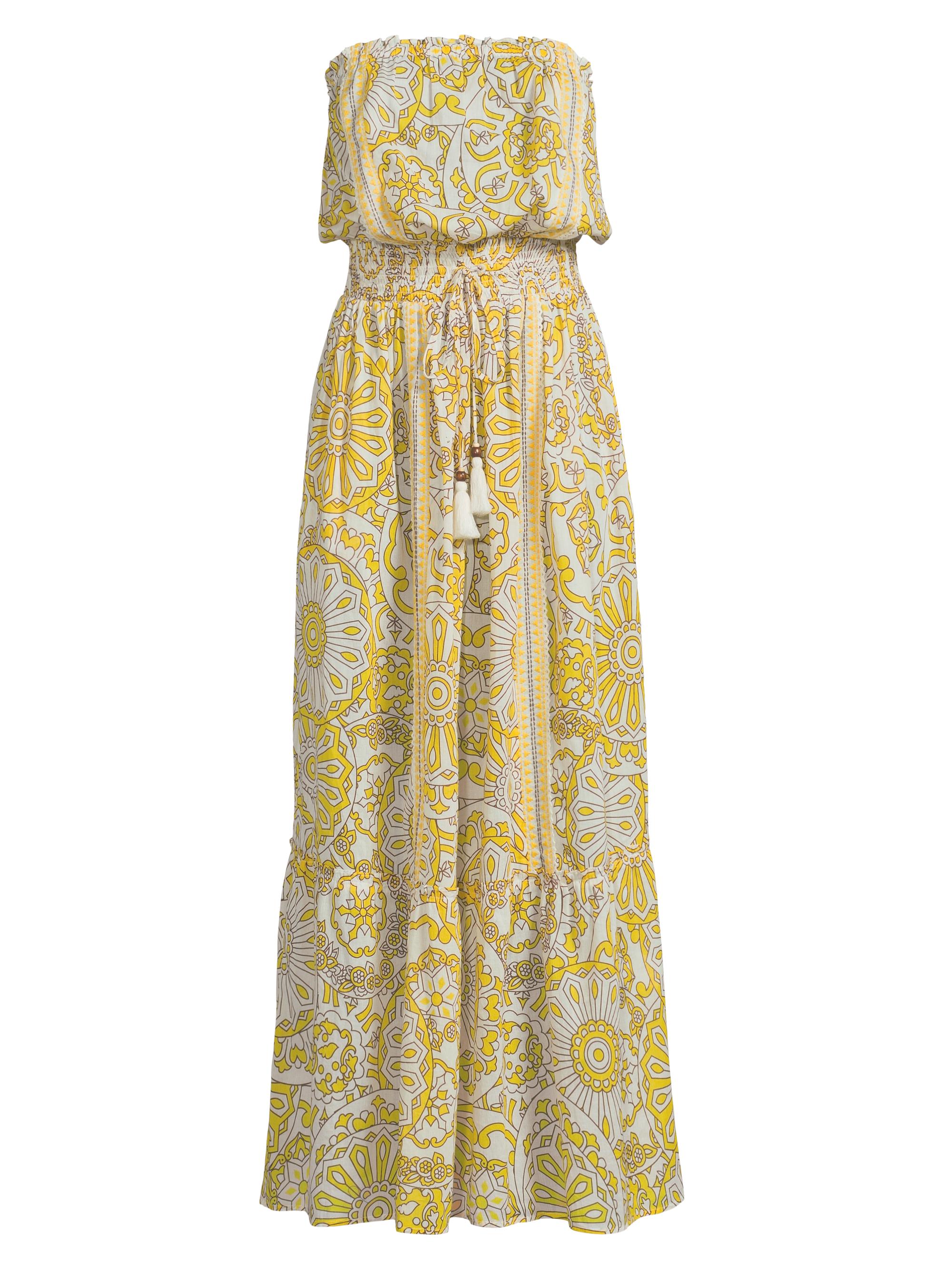 Ramy Brook Women's Nadine Printed Cotton Midi-Dress - Sunglow Combo