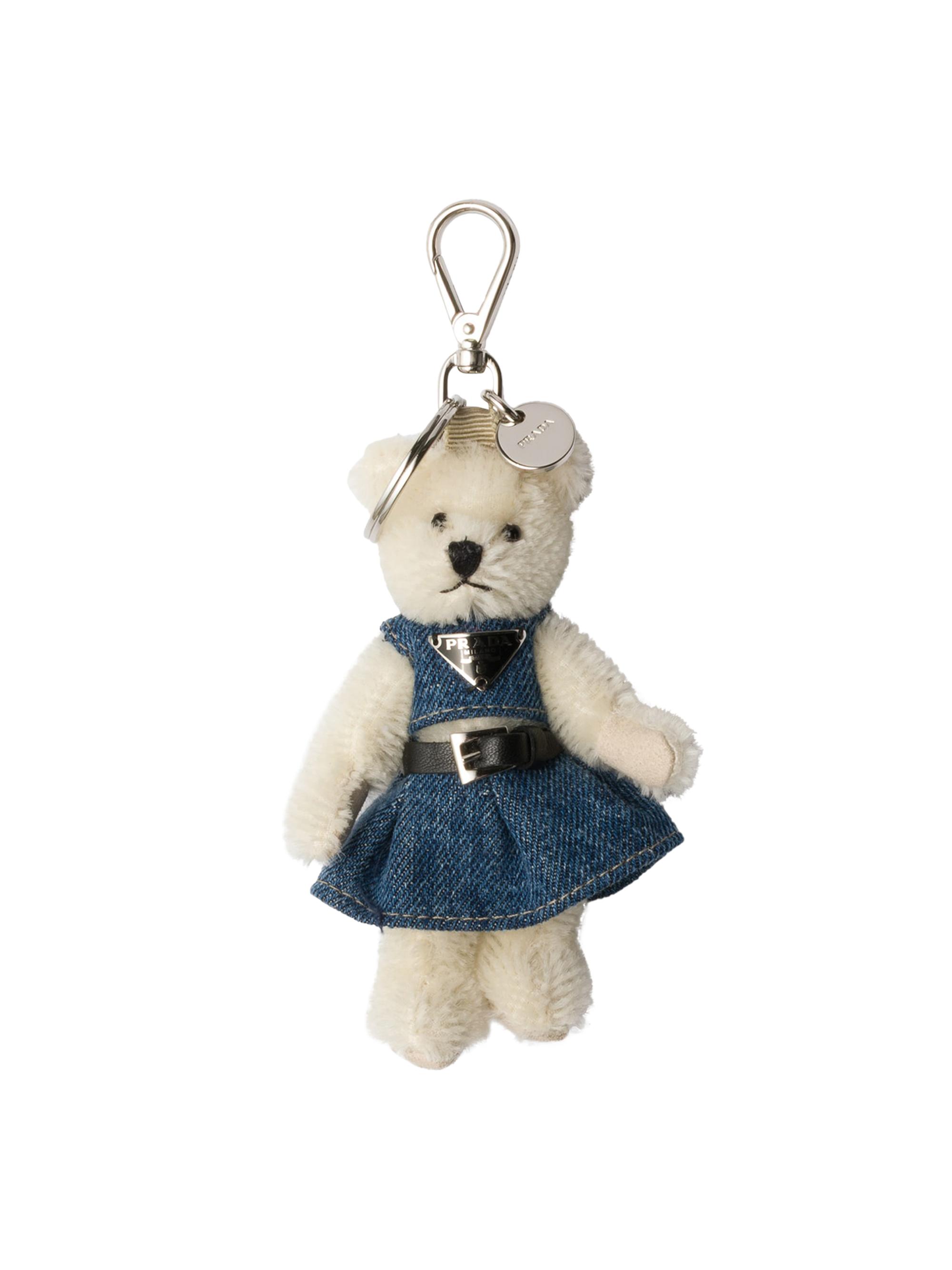Prada Teddy Bag Charm with Metal Ring | Saks Fifth Avenue