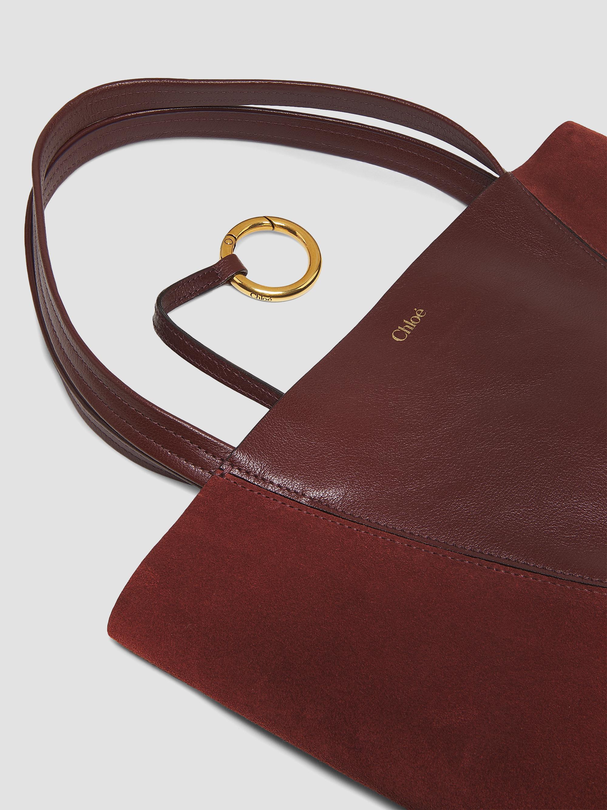 Chloé Spin Leather & Suede Tote Bag | Saks Fifth Avenue