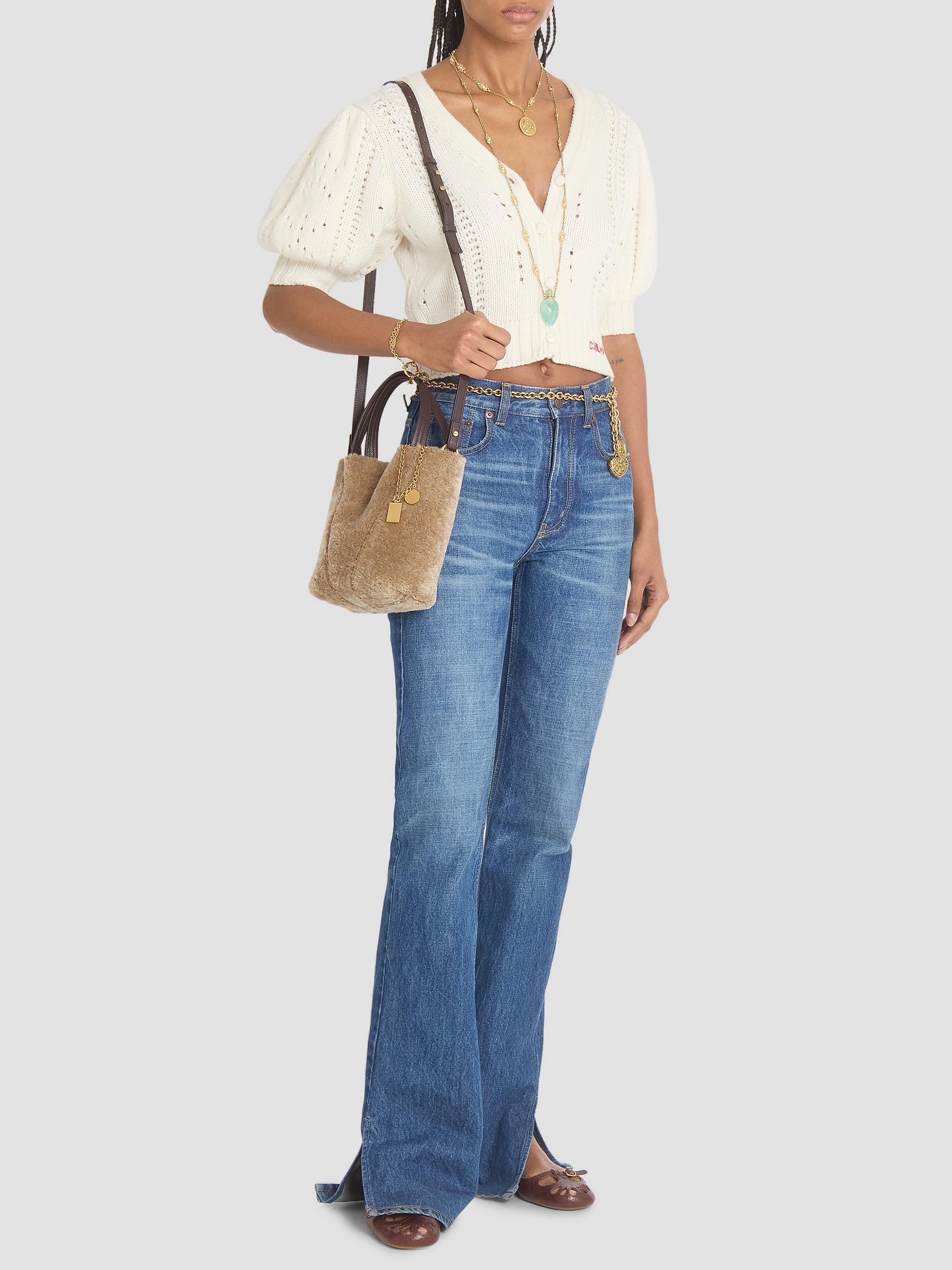 Chloé Spin Shearling Tote Bag | Saks Fifth Avenue