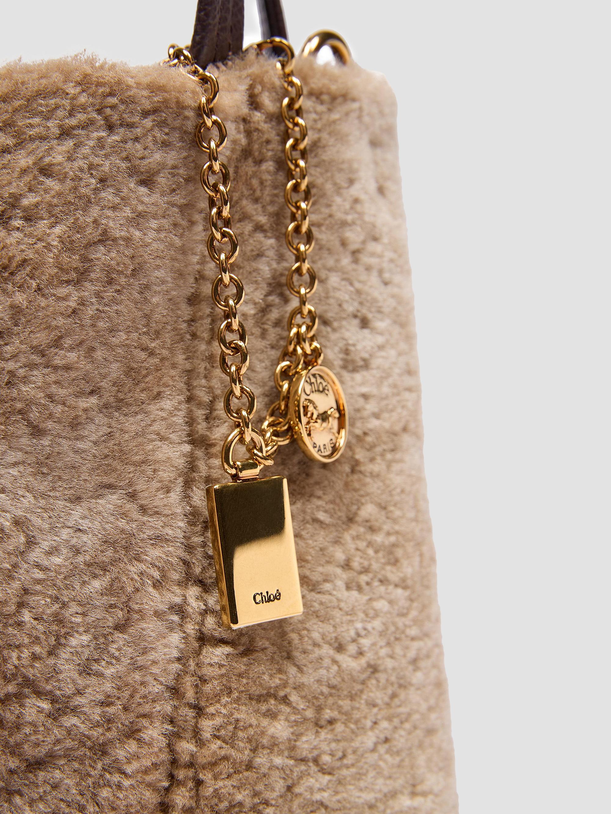 Chloé Spin Shearling Tote Bag | Saks Fifth Avenue