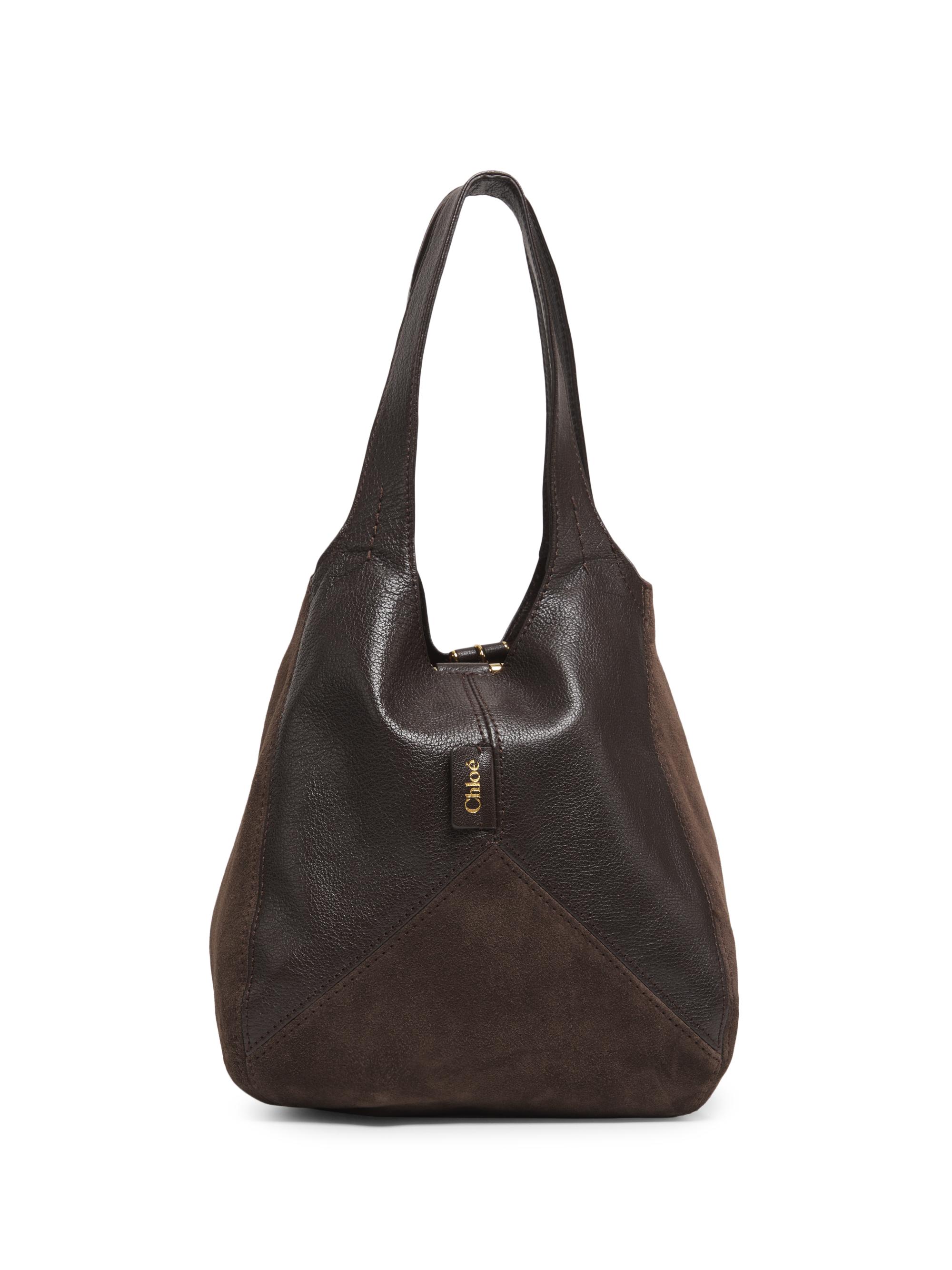 Chloé Women's Balloon Leather & Suede Hobo Bag - Kohl Brown