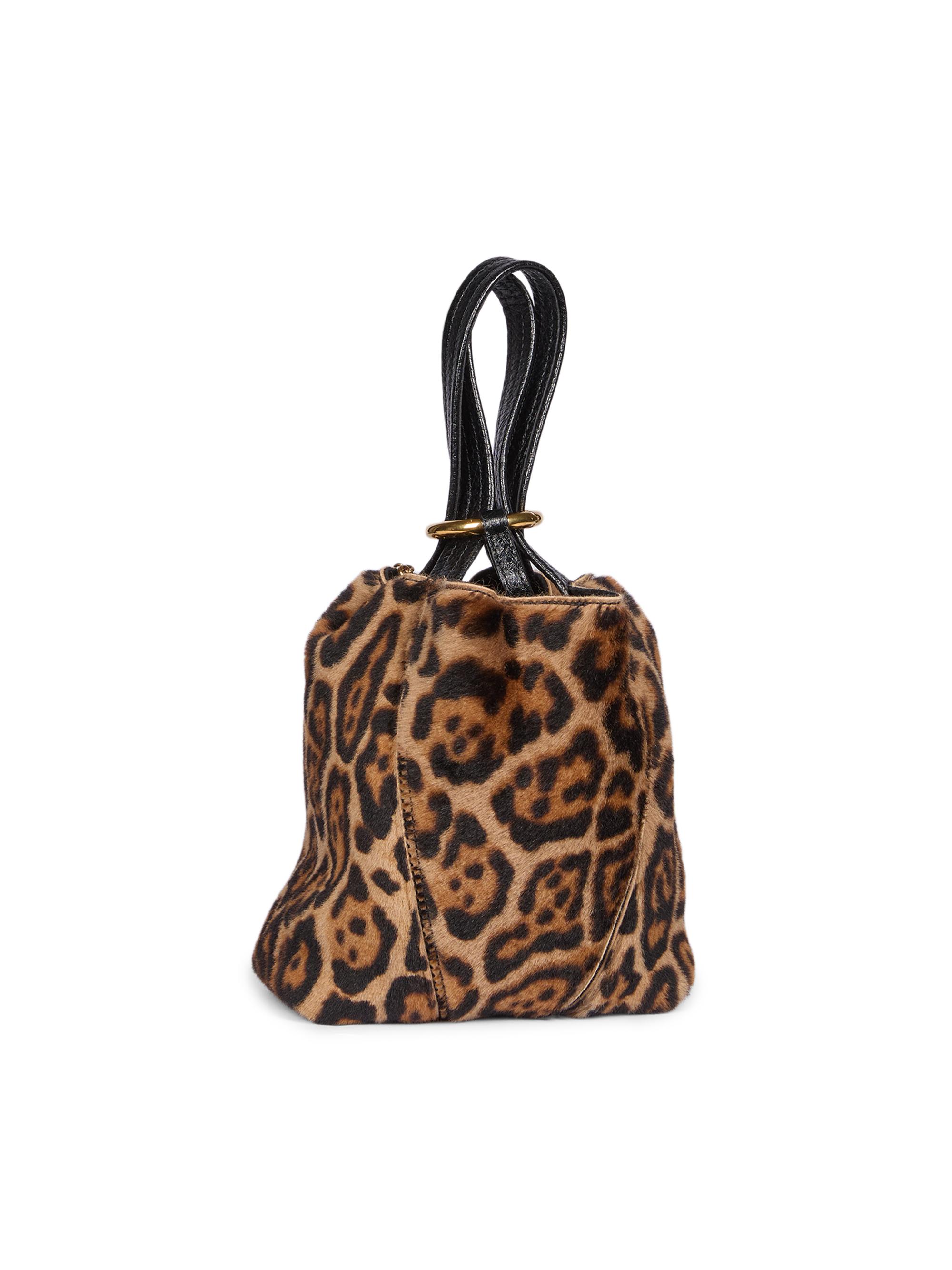 Chloé Spin Leopard-Print Shearling Tote Bag | Saks Fifth Avenue