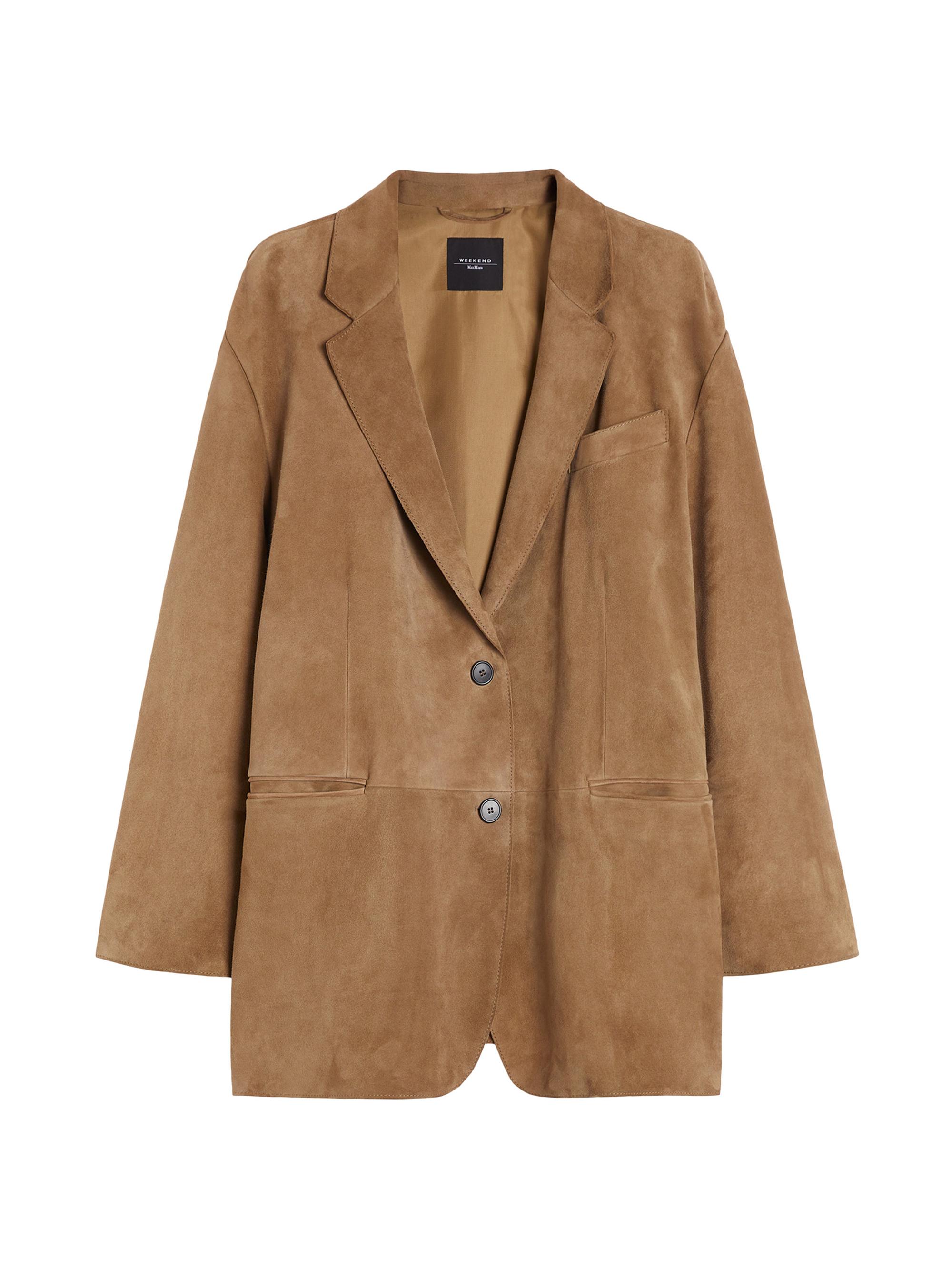 Weekend Max Mara Women's Oversized Suede Blazer - Desert