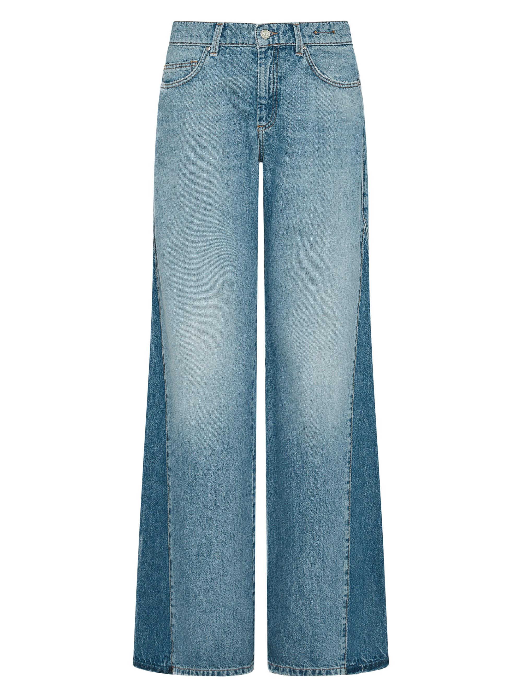 MM6 Maison Margiela High-Rise Drawstring-Waist Wide-Leg Jeans