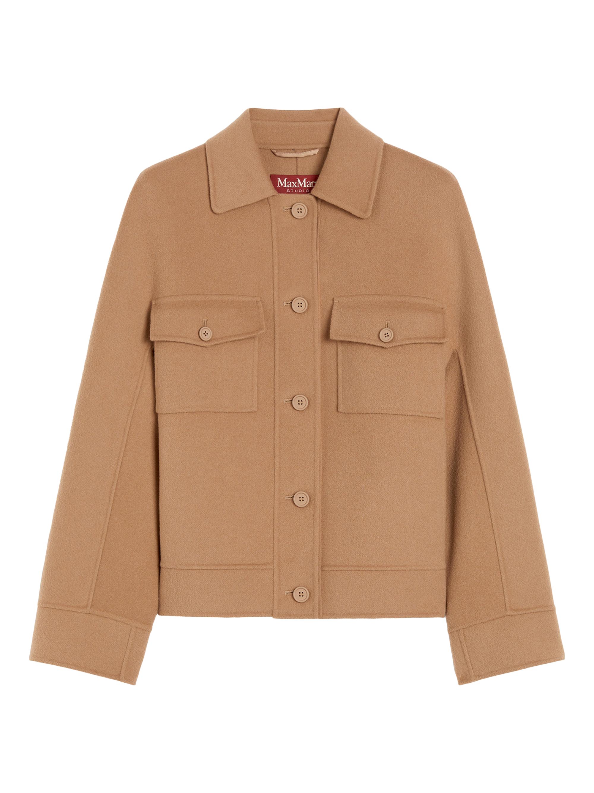 Max Mara Wool Cashmere and Silk Boxy Jacket | Saks Fifth Avenue