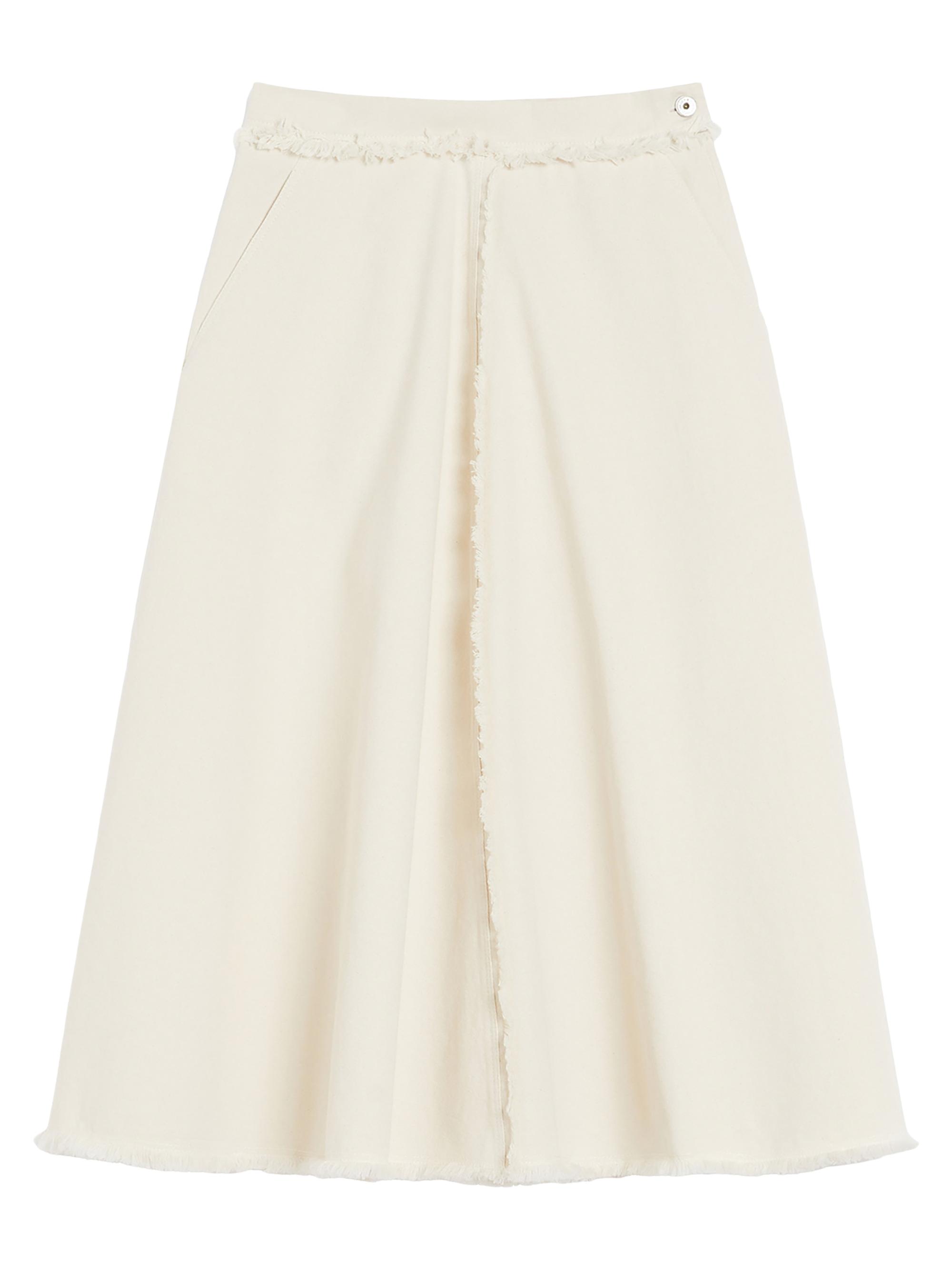 Weekend Max Mara Women's Flared Cotton Skirt - Ecru