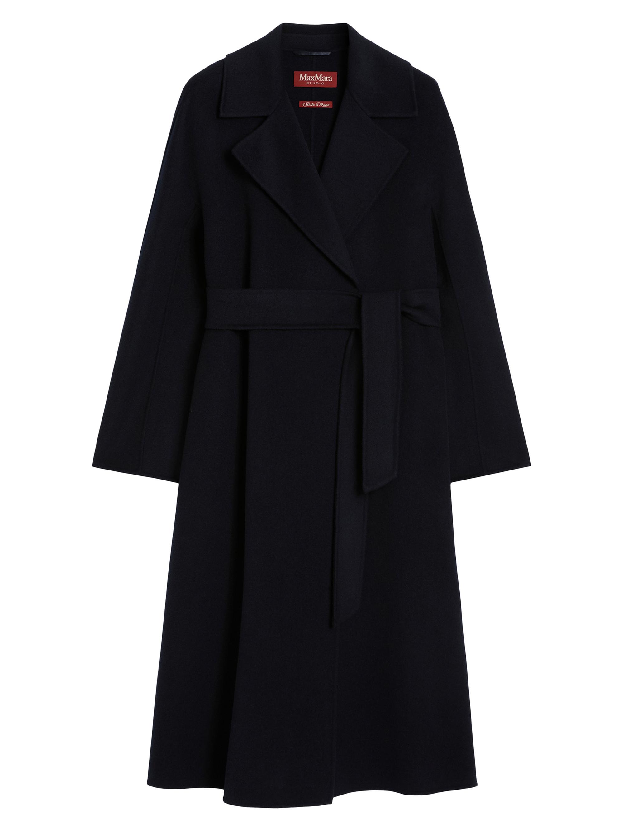 Max Mara Women's Wool Cashmere and Silk Coat - Navy