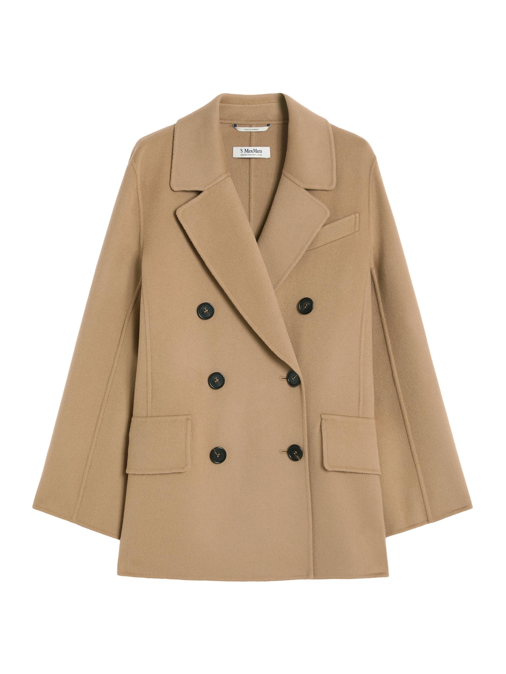 Max Mara Women's Double Breasted Wool Jacket - Beige