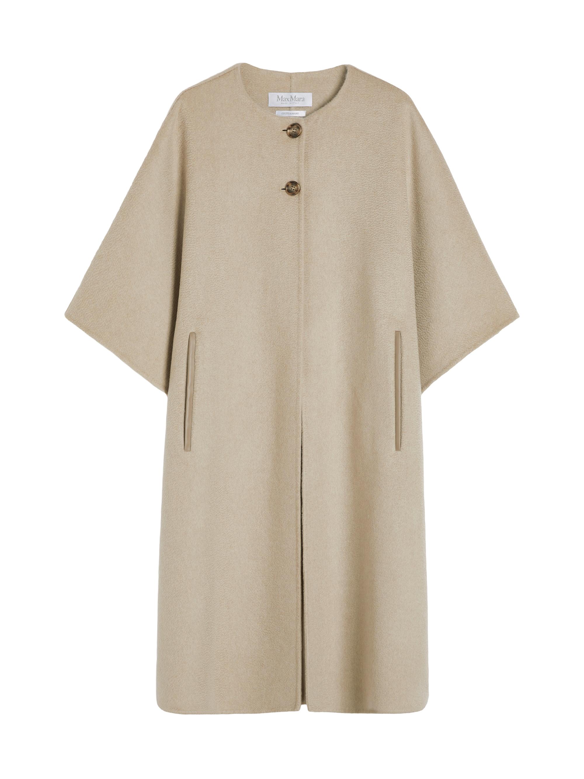 Max Mara Women's Long Cape in Cashmere Drap - Sand