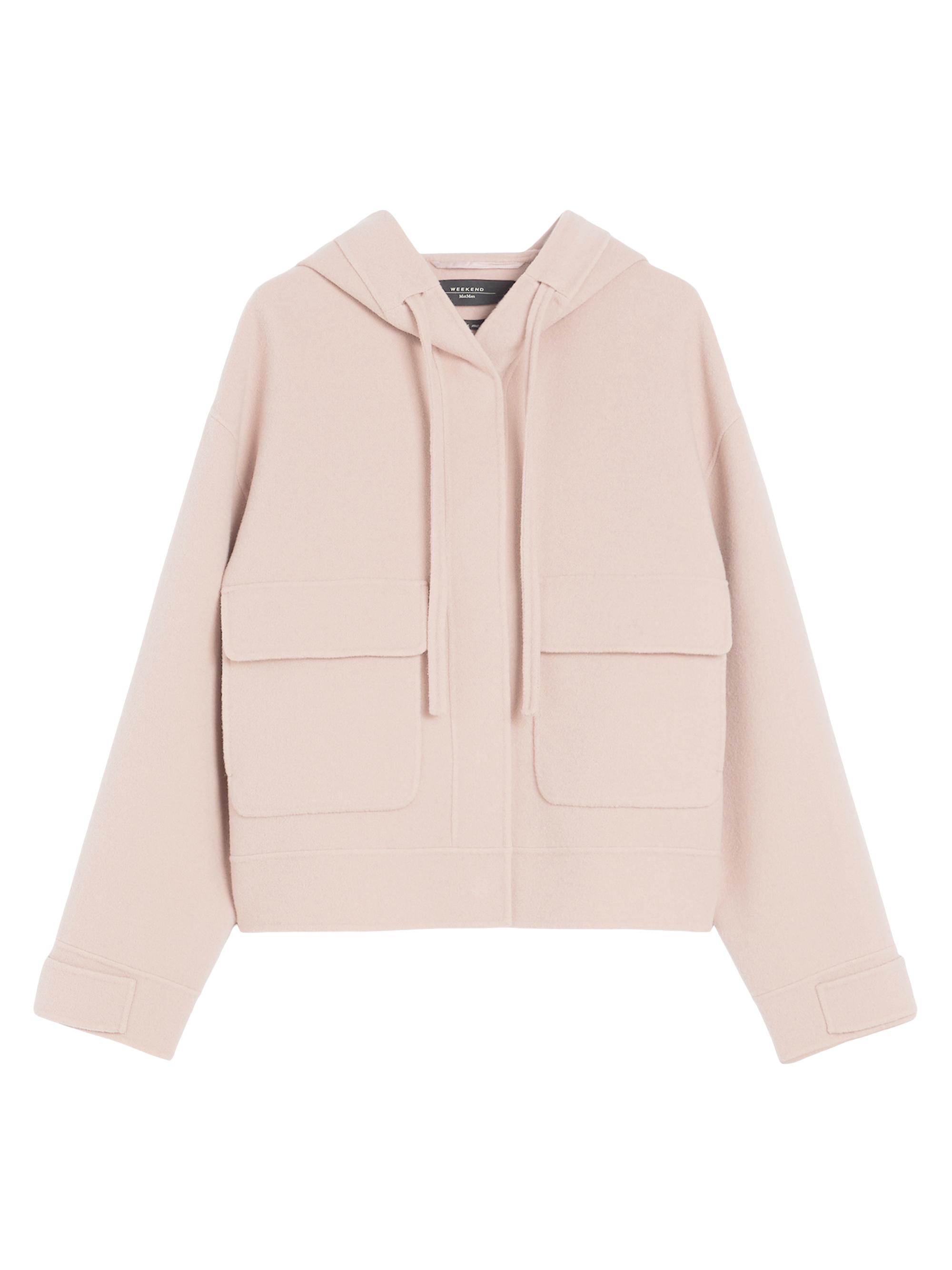 Weekend Max Mara Women's Hooded Wool Jacket - Powder