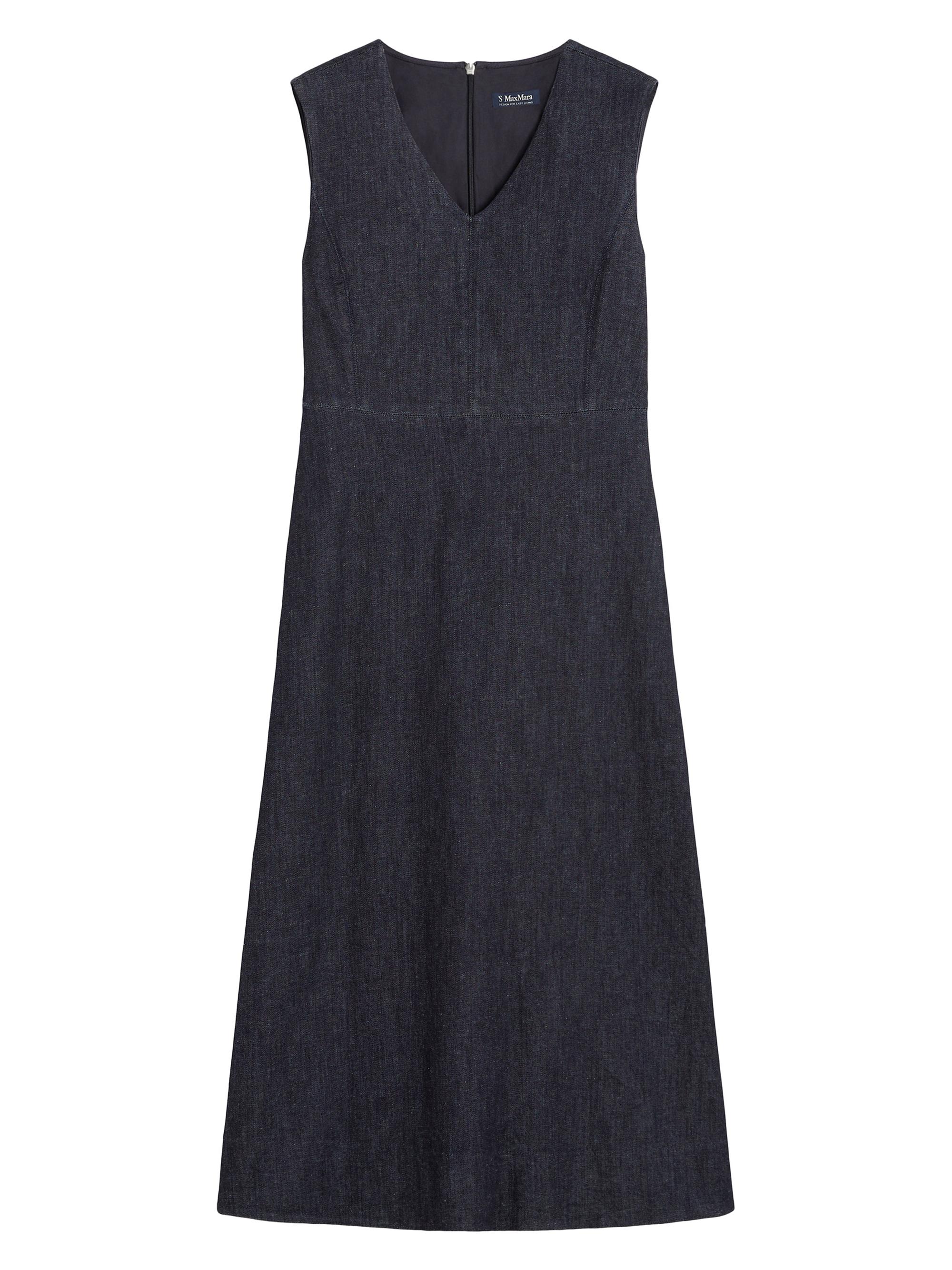 Max Mara Women's Flared Denim Dress - Midnightblue