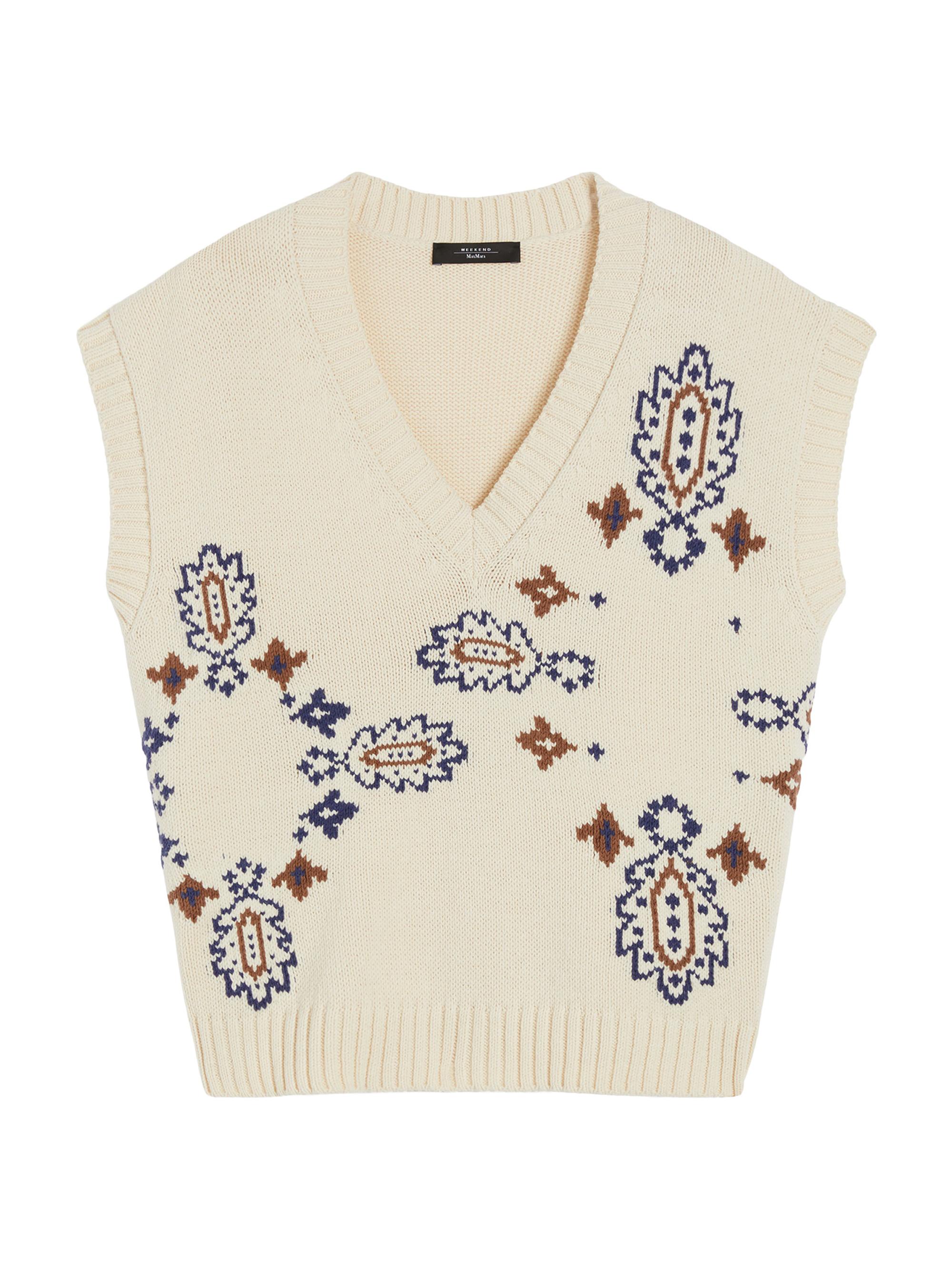 Weekend Max Mara Women's Inlaid Cotton Blend Gilet -  Jacquard