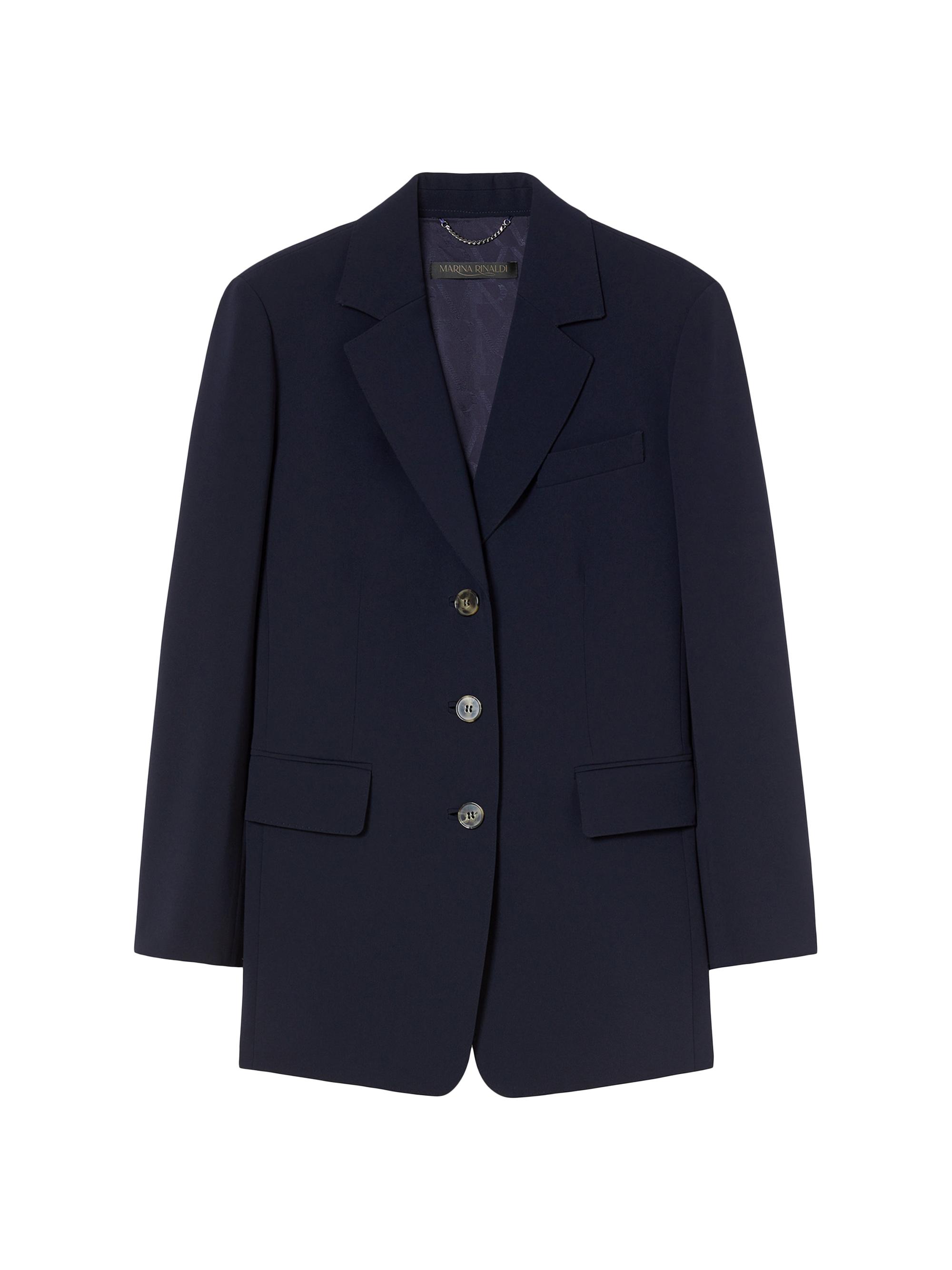 Marina Rinaldi Women's Single Breasted Cady Blazer - Midnightblue