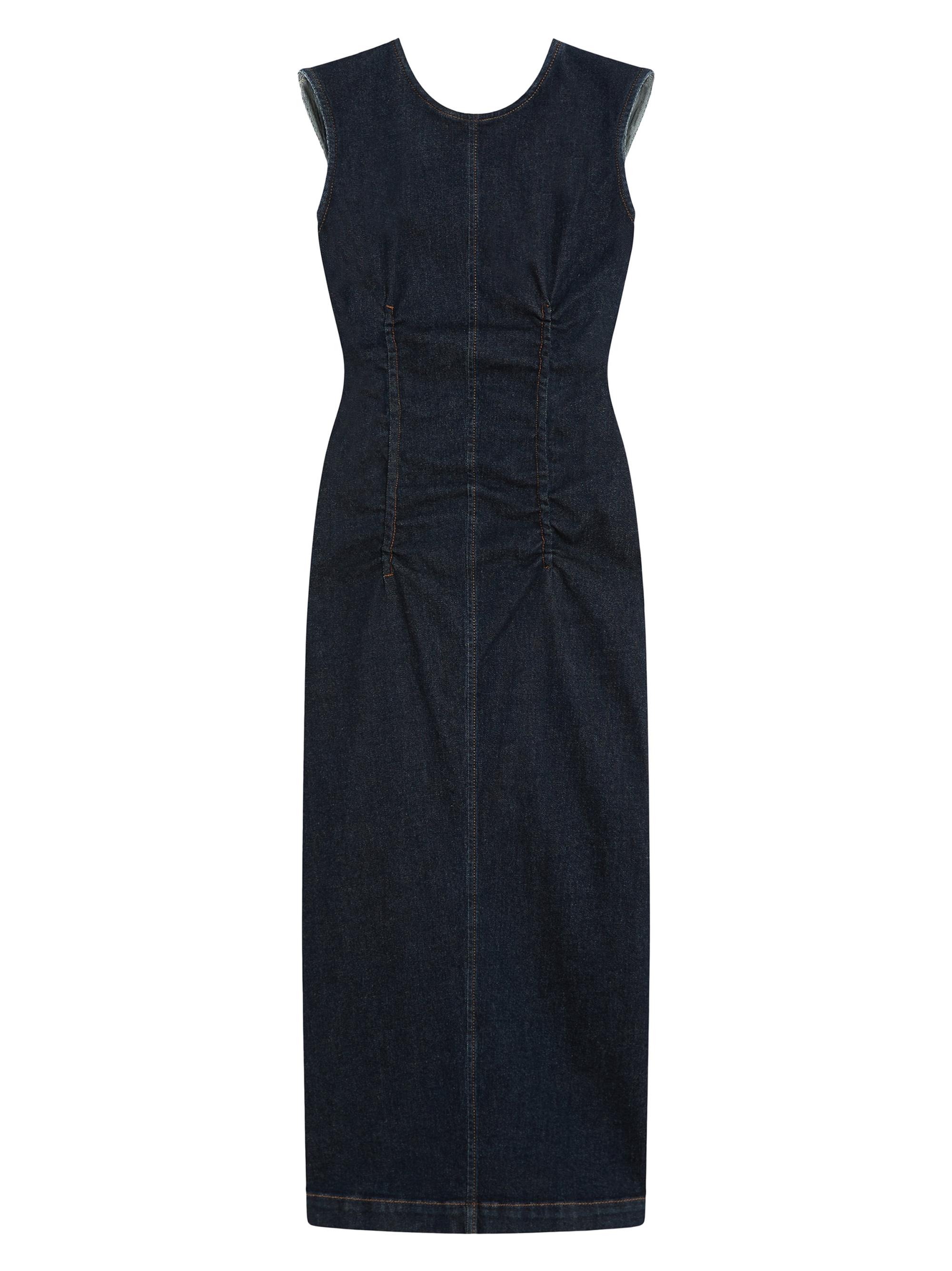 Sportmax Women's Stretch Denim Spiral Dress - Midnightblue