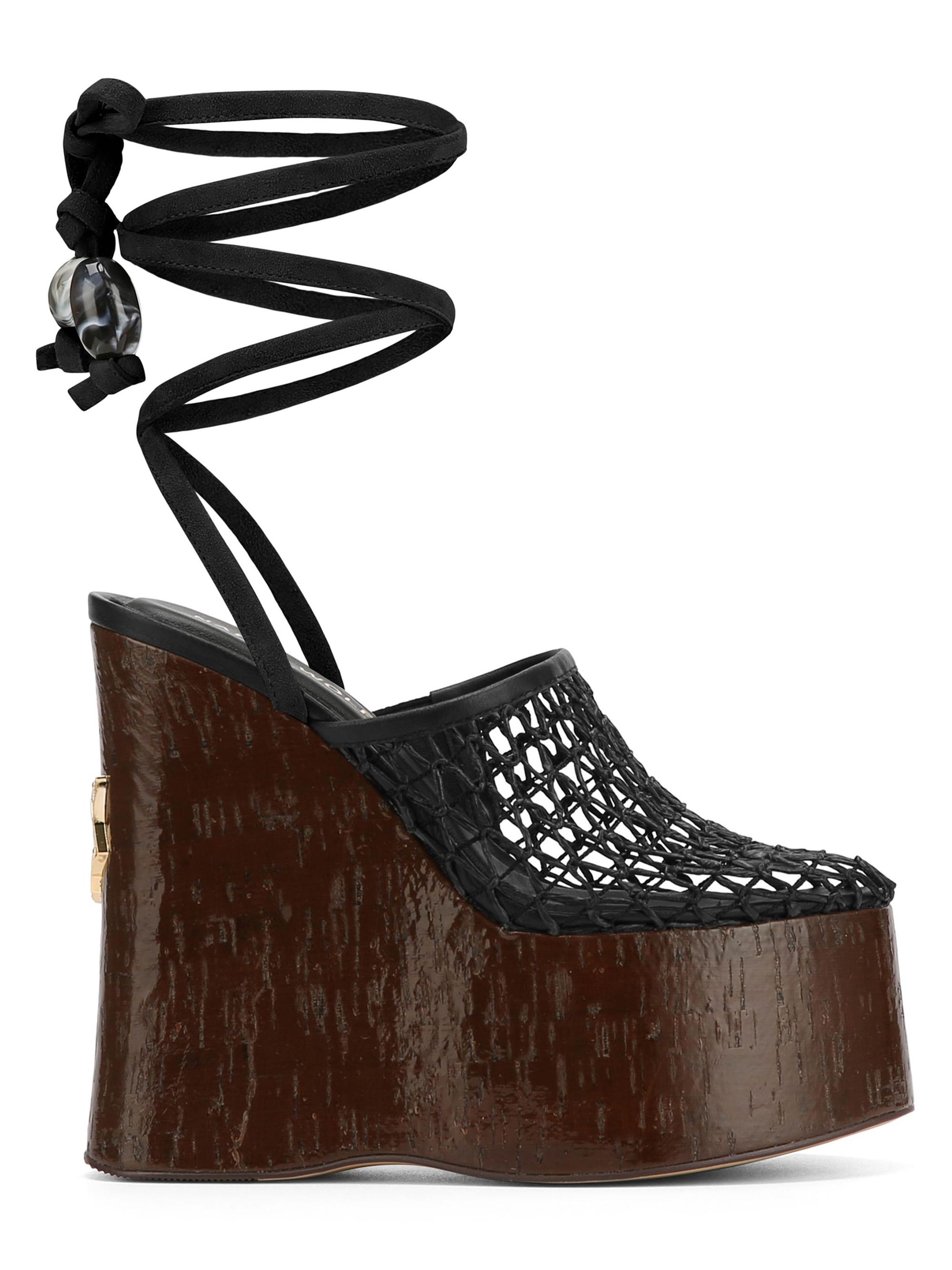 Naked Wolfe Women's Iris Platform Sandals - Black