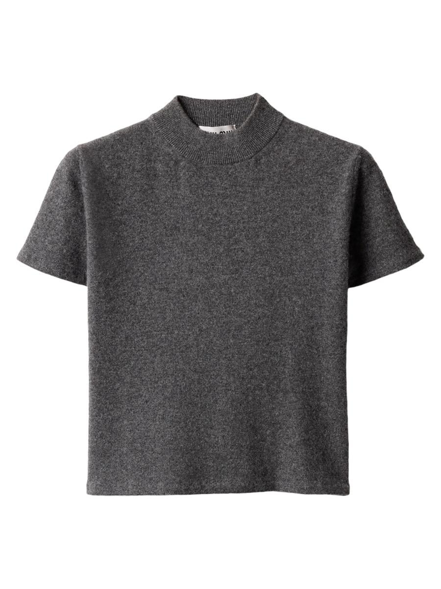 Miu Miu Women's Cashmere Sweater In Gray