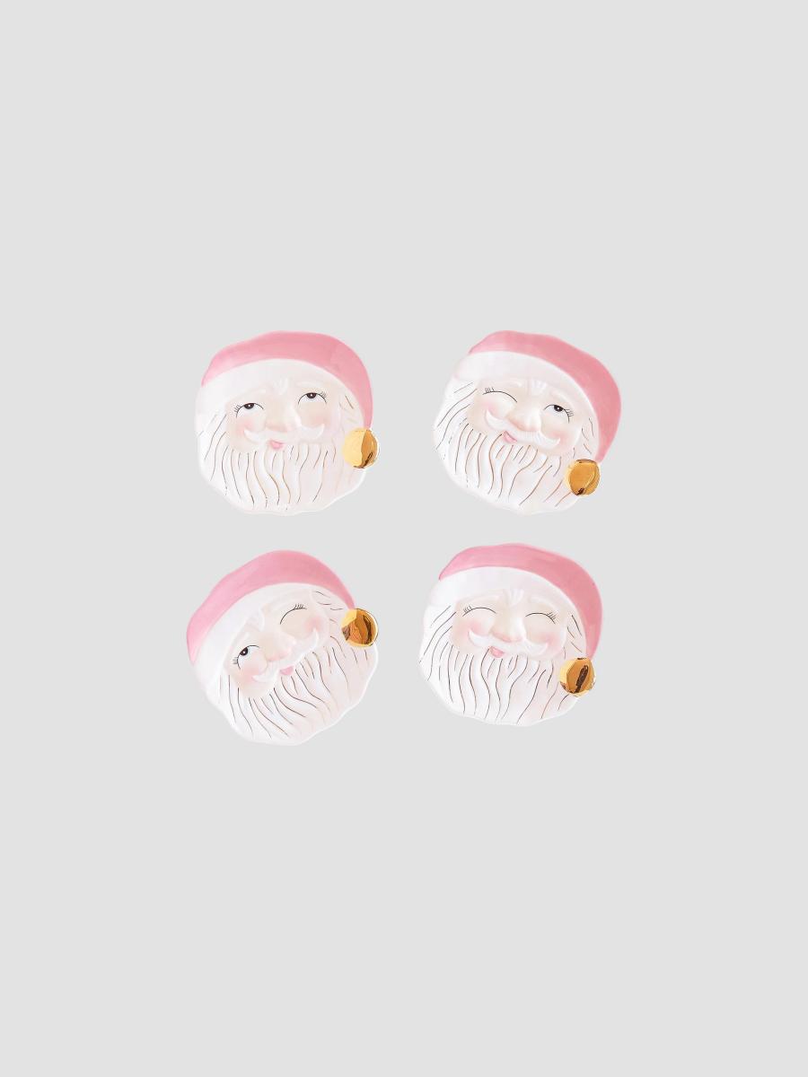 Glitterville Papa Noel 4-Piece Cookie Plate Set | Saks Fifth Avenue