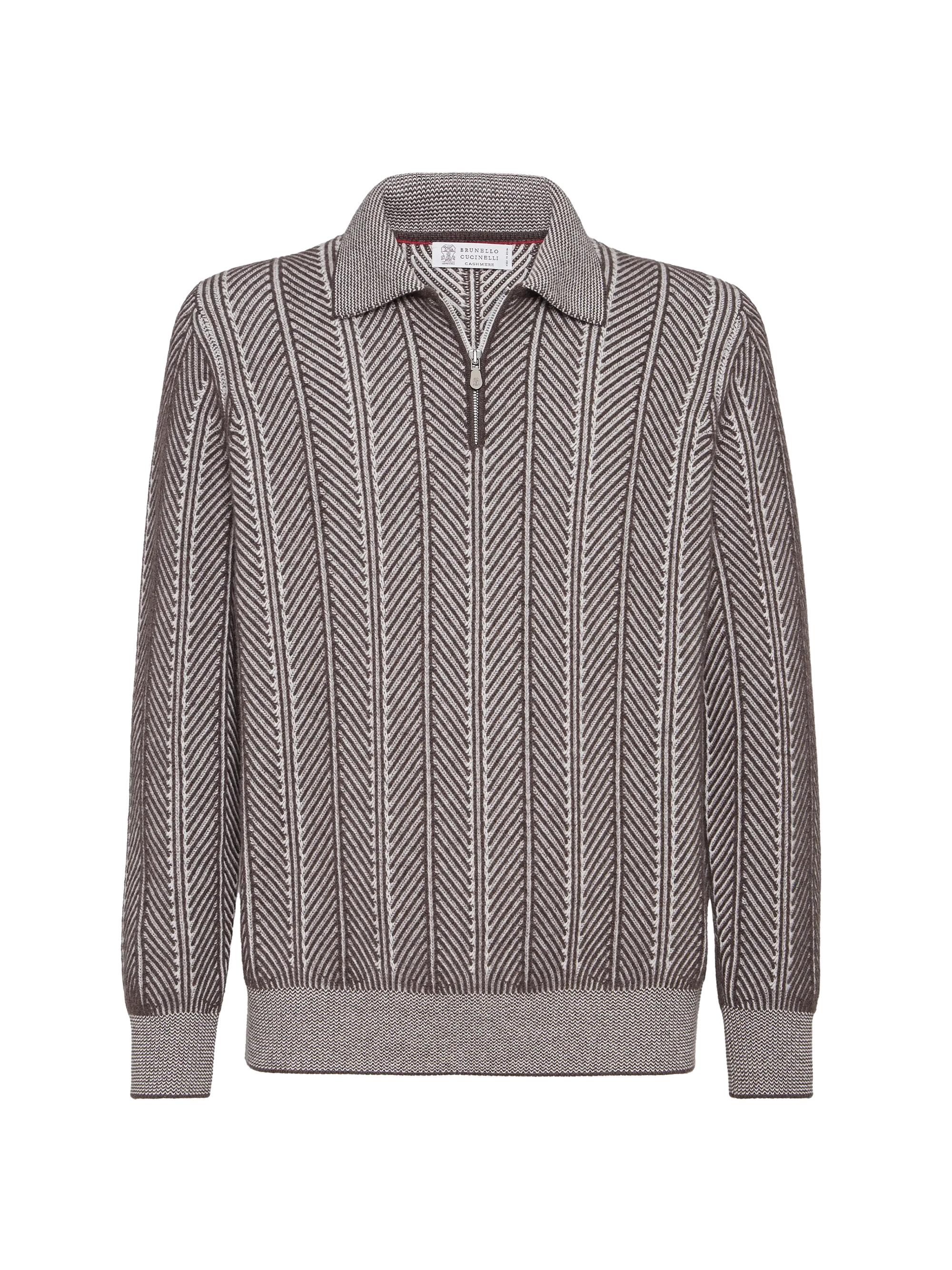 Brunello Cucinelli ストライプポロシャツ Brunello Cucinelli ストライプポロシャツ Brunello Cucinelli Striped