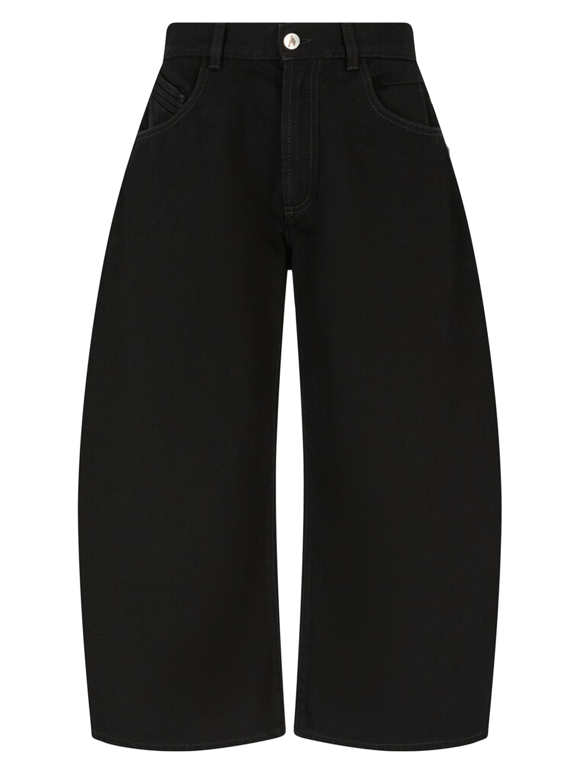 Alexander Wang EZ Slouch Logo Cut Out Embroidered Jeans | Saks