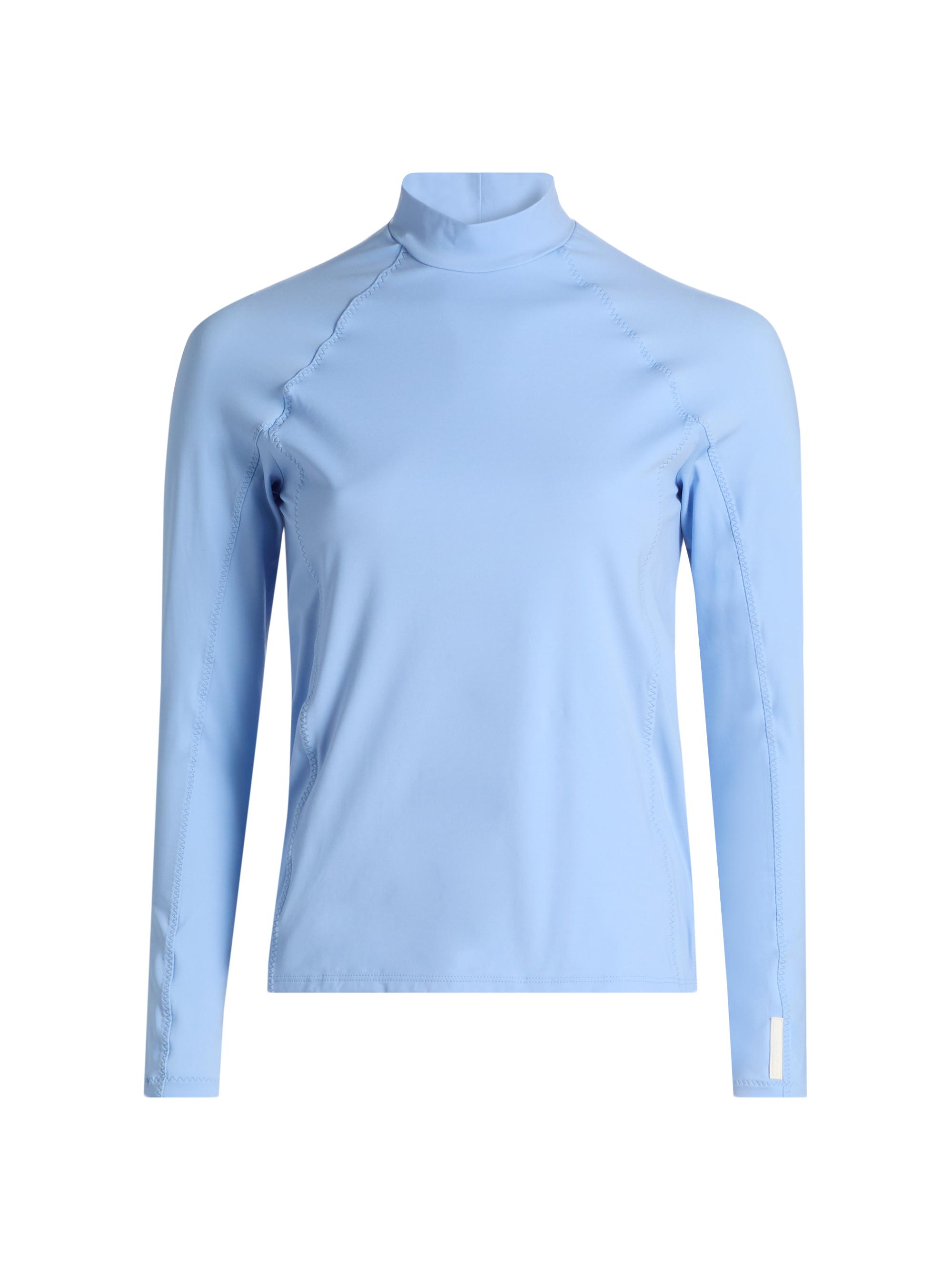 Hunza G Women's Miley Long-Sleeve Swim Top - Cornflower