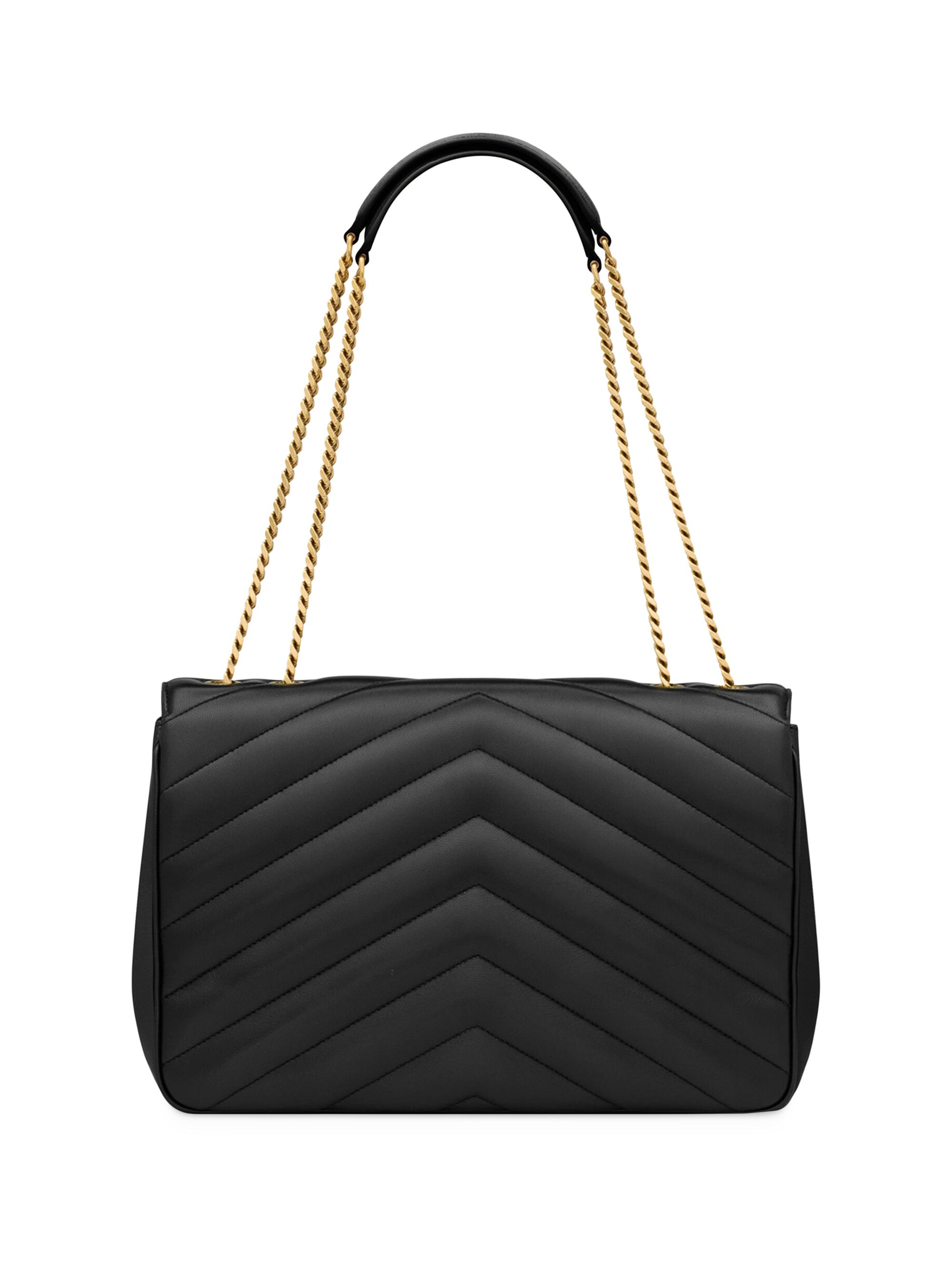 Saint Laurent Loulou Large Shoulder Bag in Lambskin Leather | Saks
