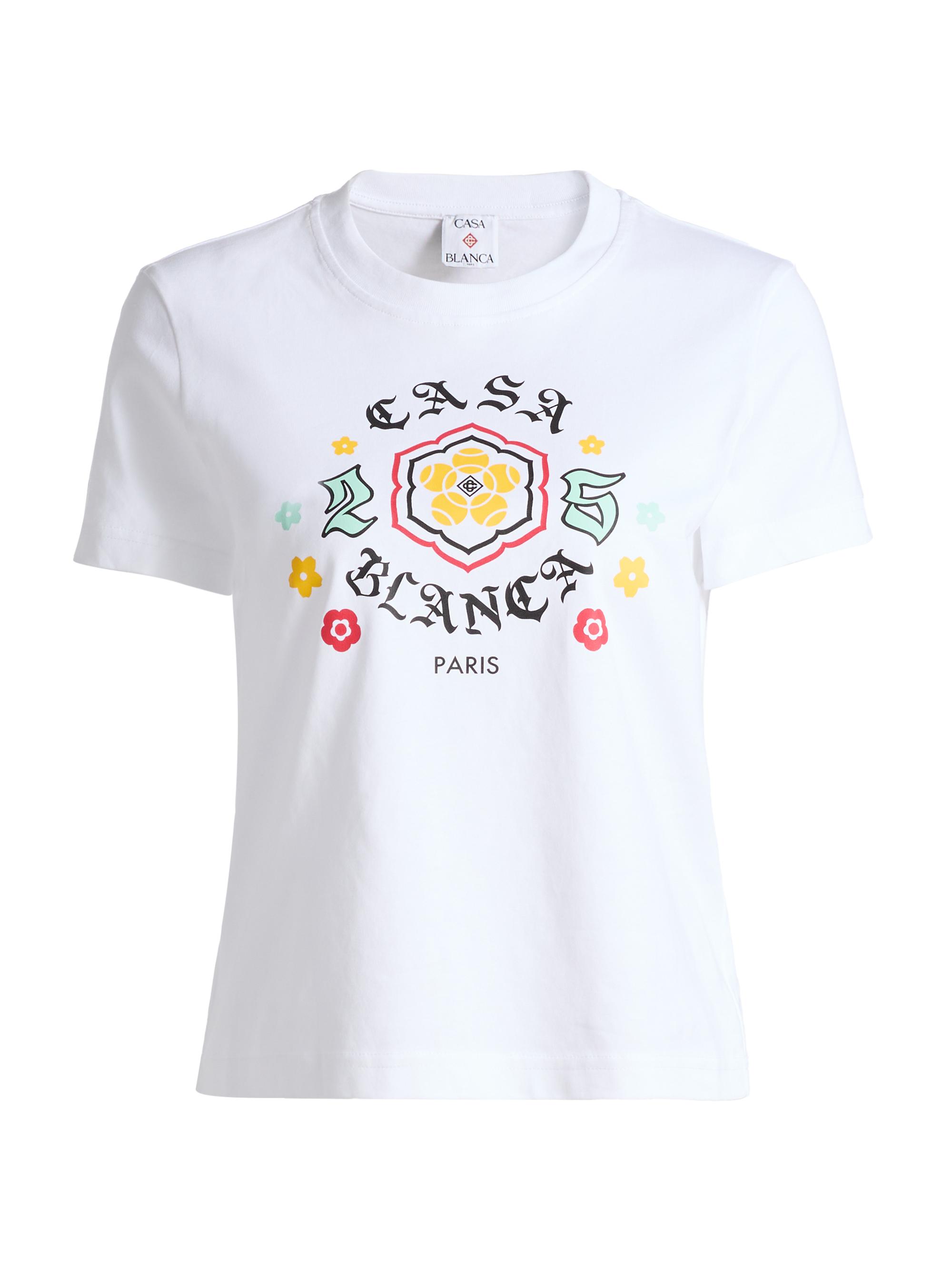 Casablanca Women's Bosozoku Printed T-Shirt - White Jersey