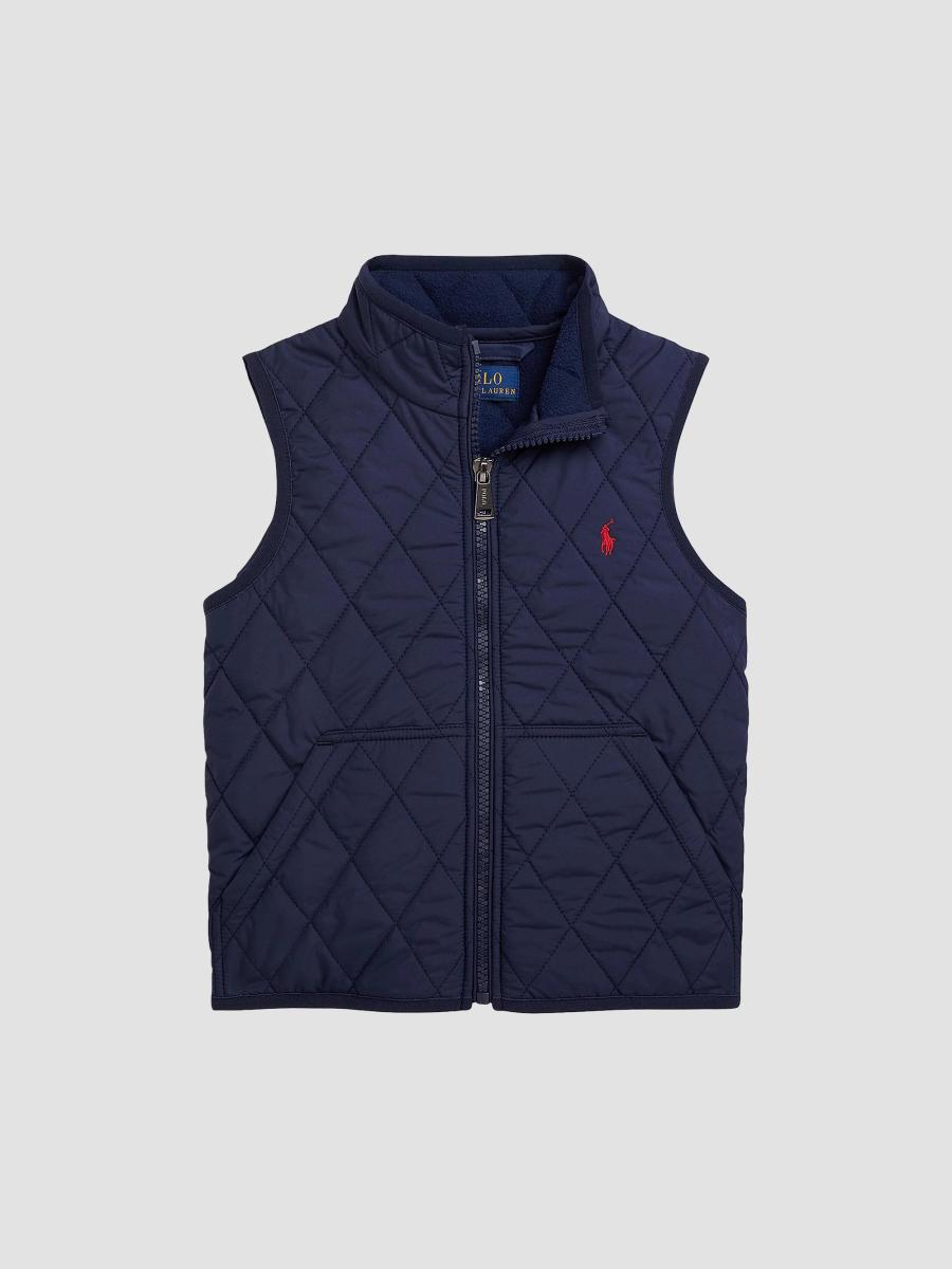 Polo Ralph Lauren Little Boy's & Boy's Henson Quilted Vest In Blue