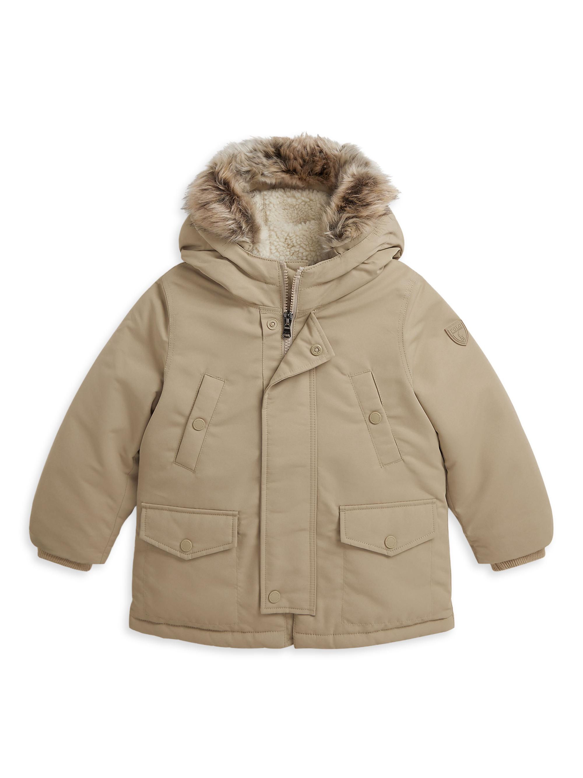 Polo Ralph Lauren Little Boy's & Boy's Faux-Fur Trim Parka | Saks