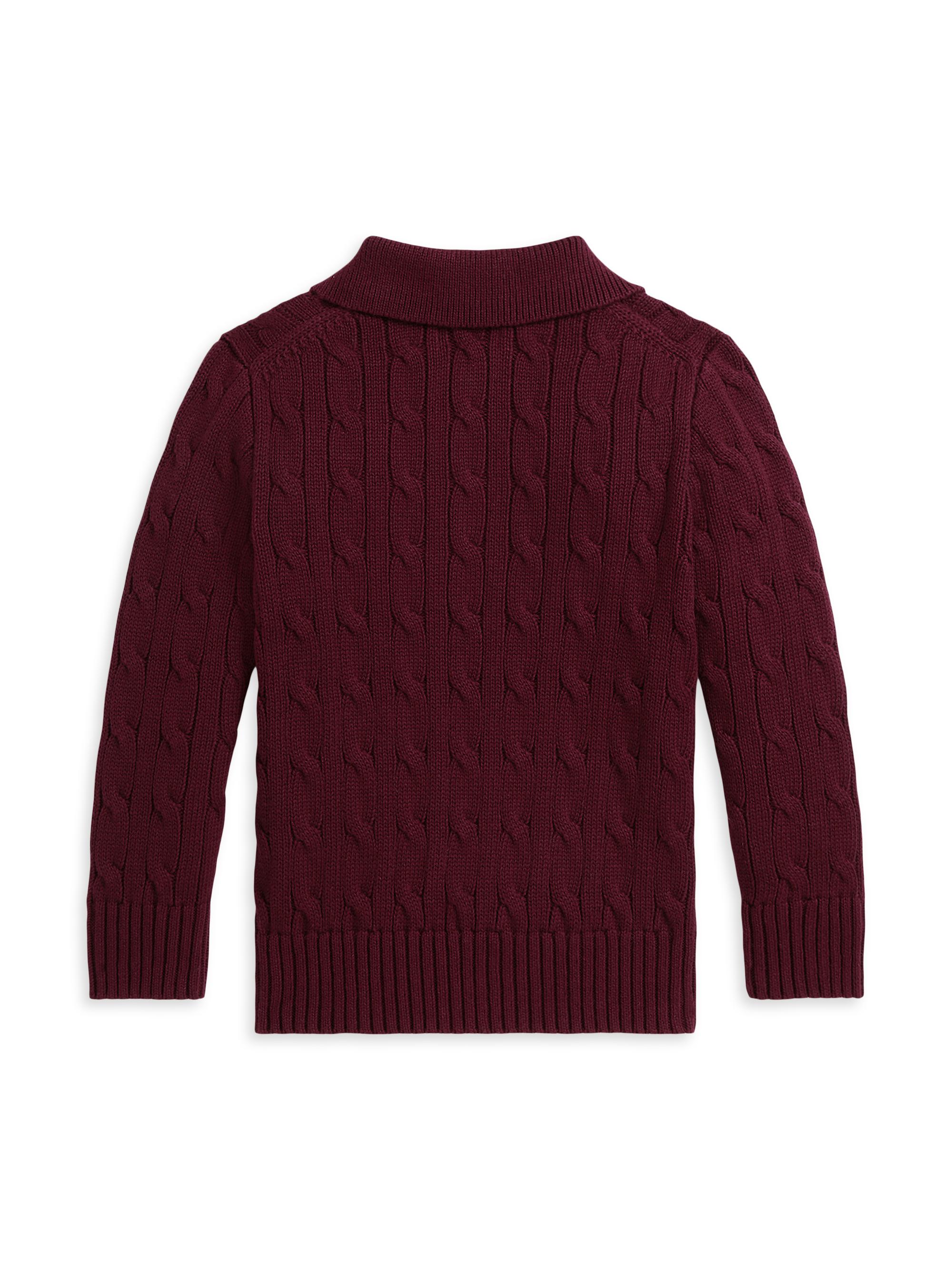 Polo Ralph Lauren Little Boy's Boy's Cable-Knit Cotton Sweater