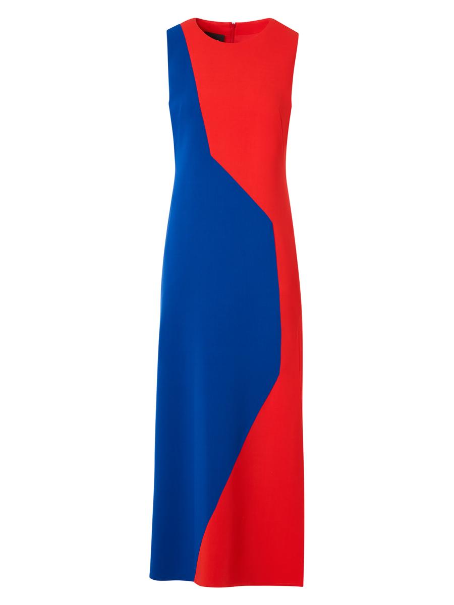 Akris Women's Colorblocked Wool Midi-dress