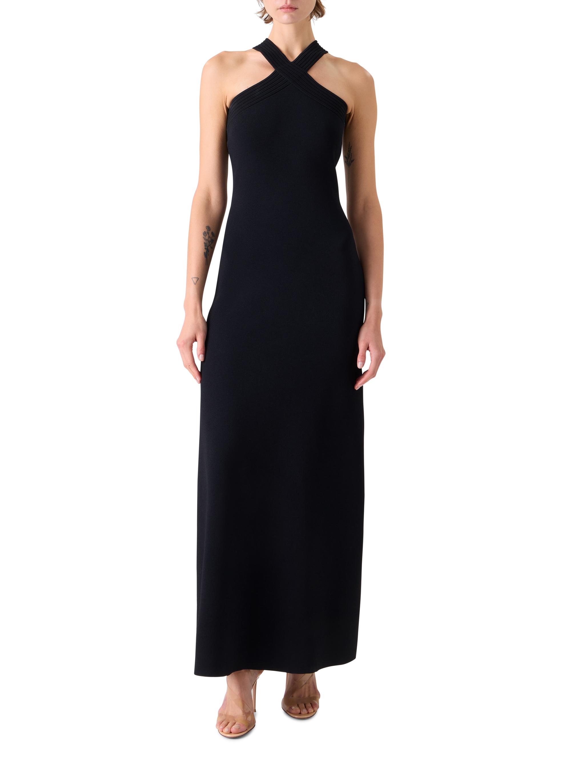 tie dye halter neck dress Noxielle Tie Dye Halter Neck Racer Maxi Dress main image 0