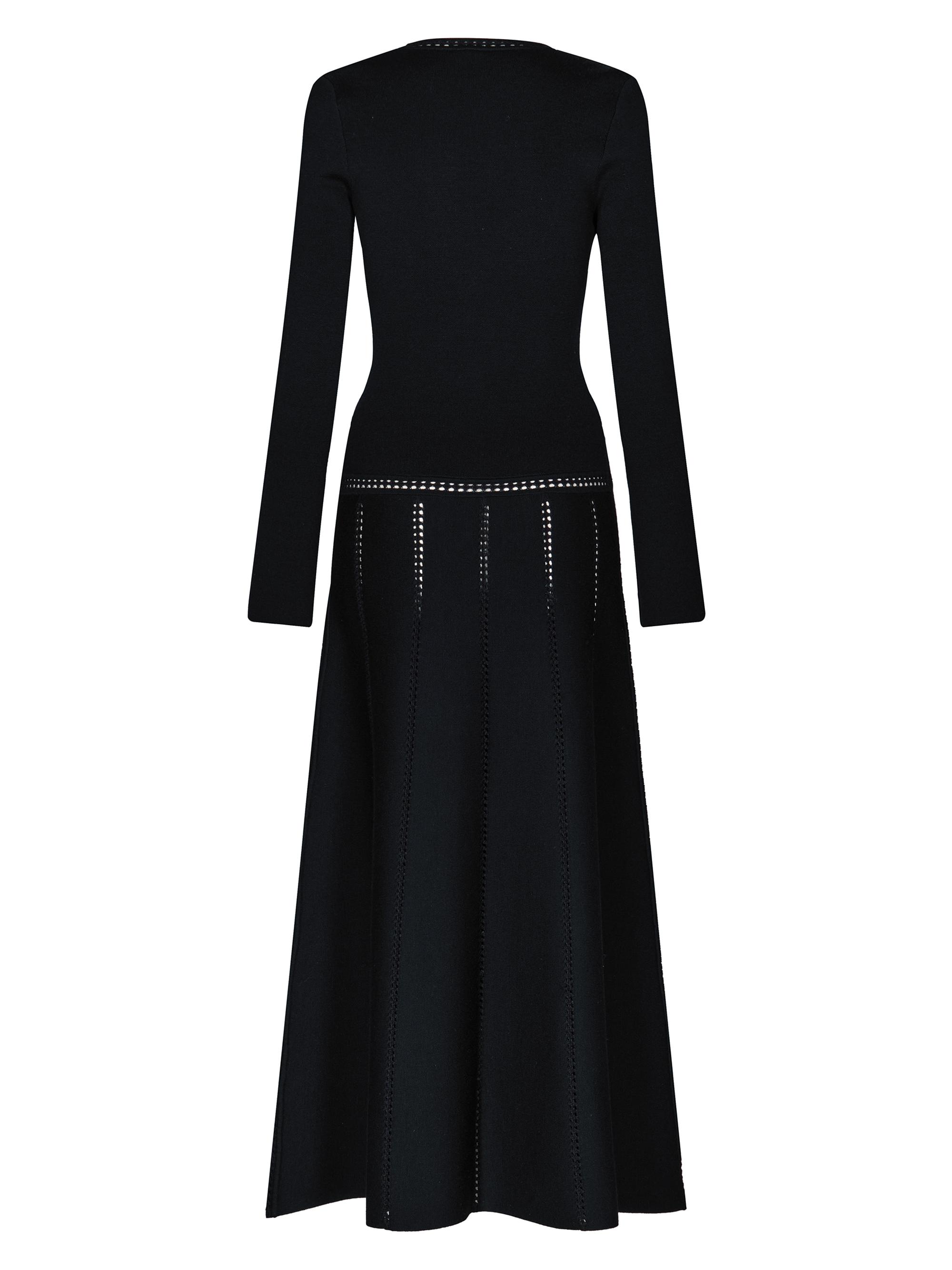 Johanna Ortiz Candelaria Kaleidoscope Merino Wool Midi-Dress