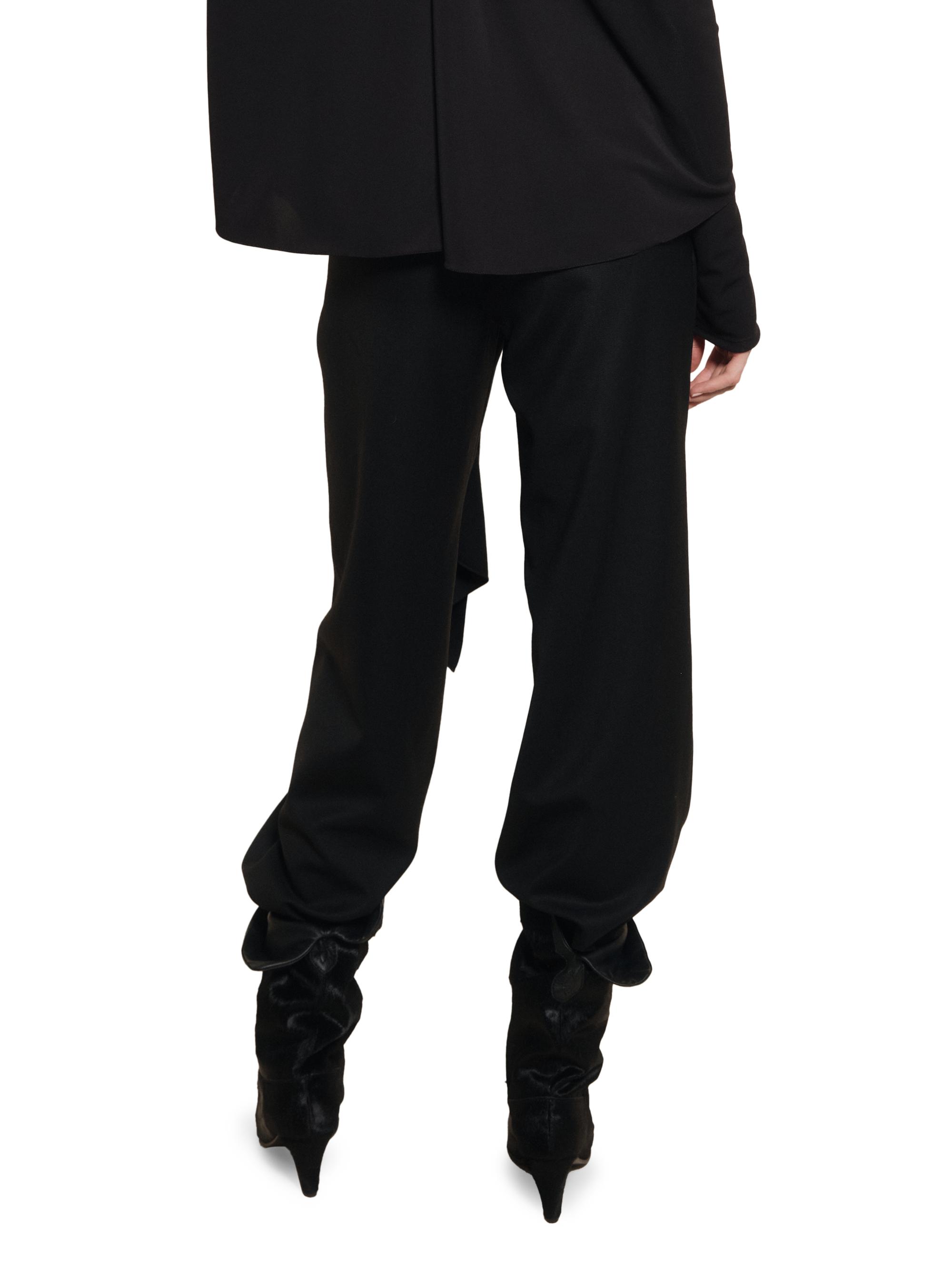 Johanna Ortiz Candelaria Outlaw Draped Wool Relaxed-Fit Pants