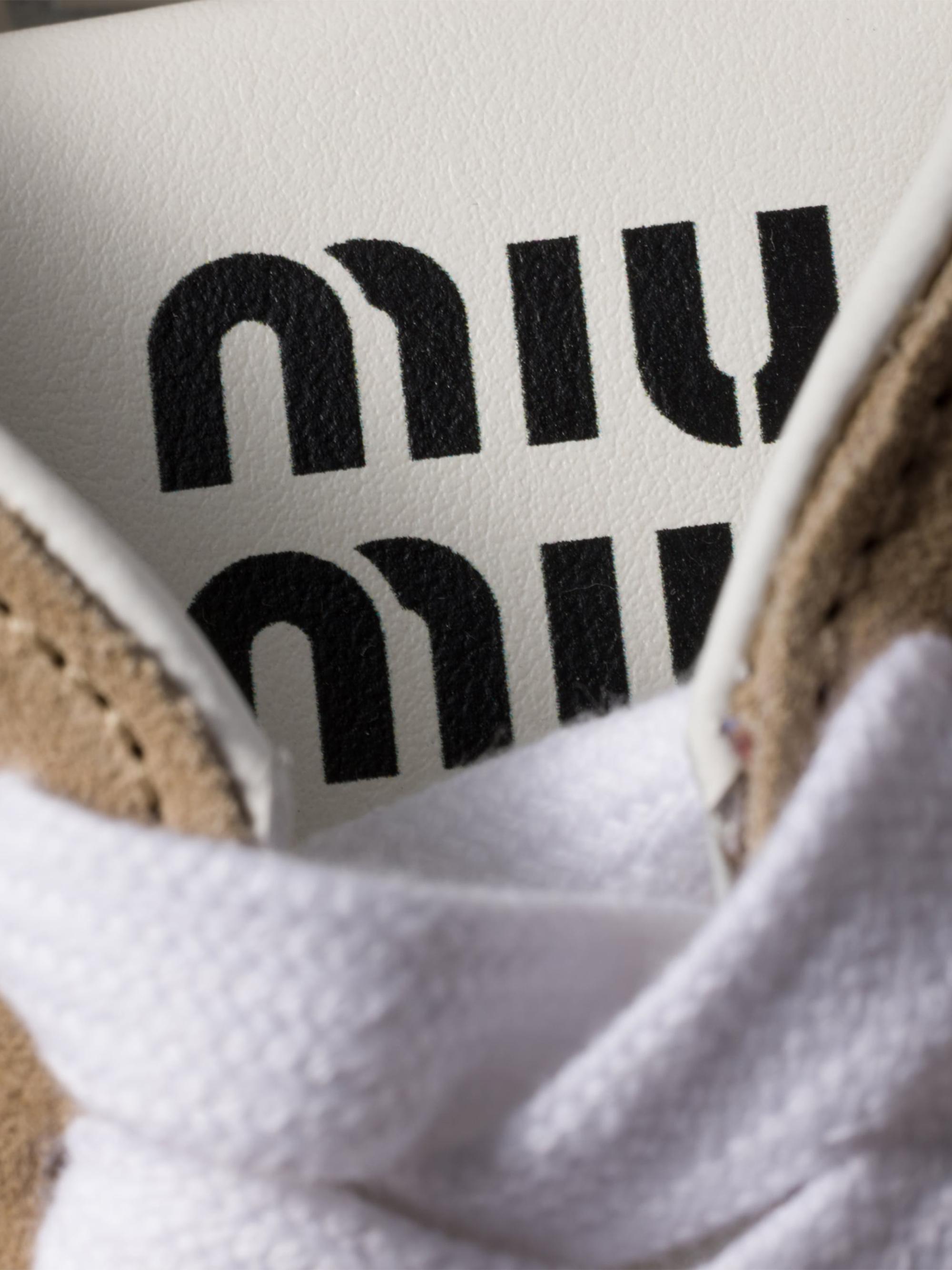 Miu Miu Plume Suede Sneakers | Saks Fifth Avenue