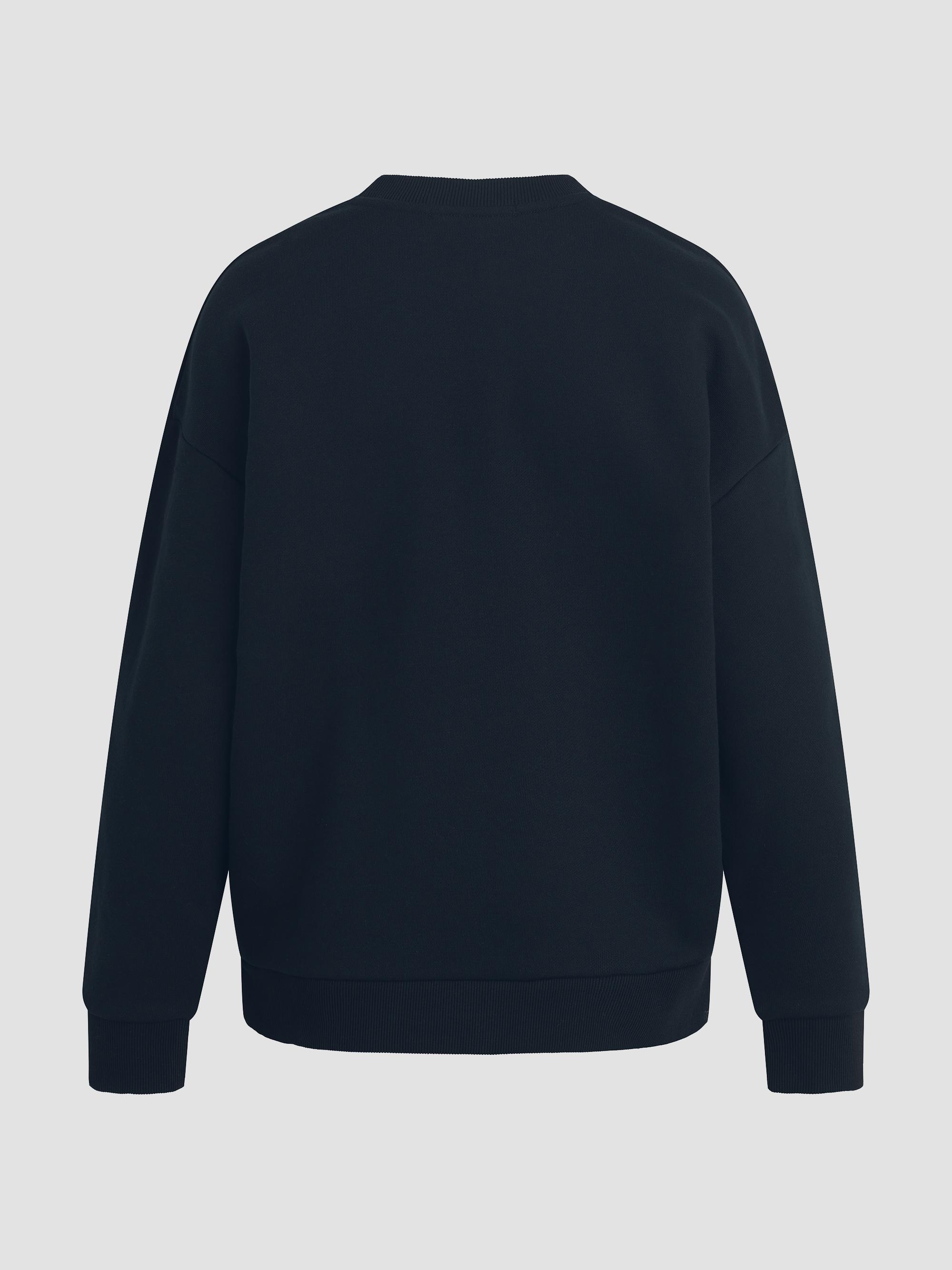 Favorite Daughter Women's Collegiate Cotton-Blend Sweatshirt - Navy | Thumbnail 3