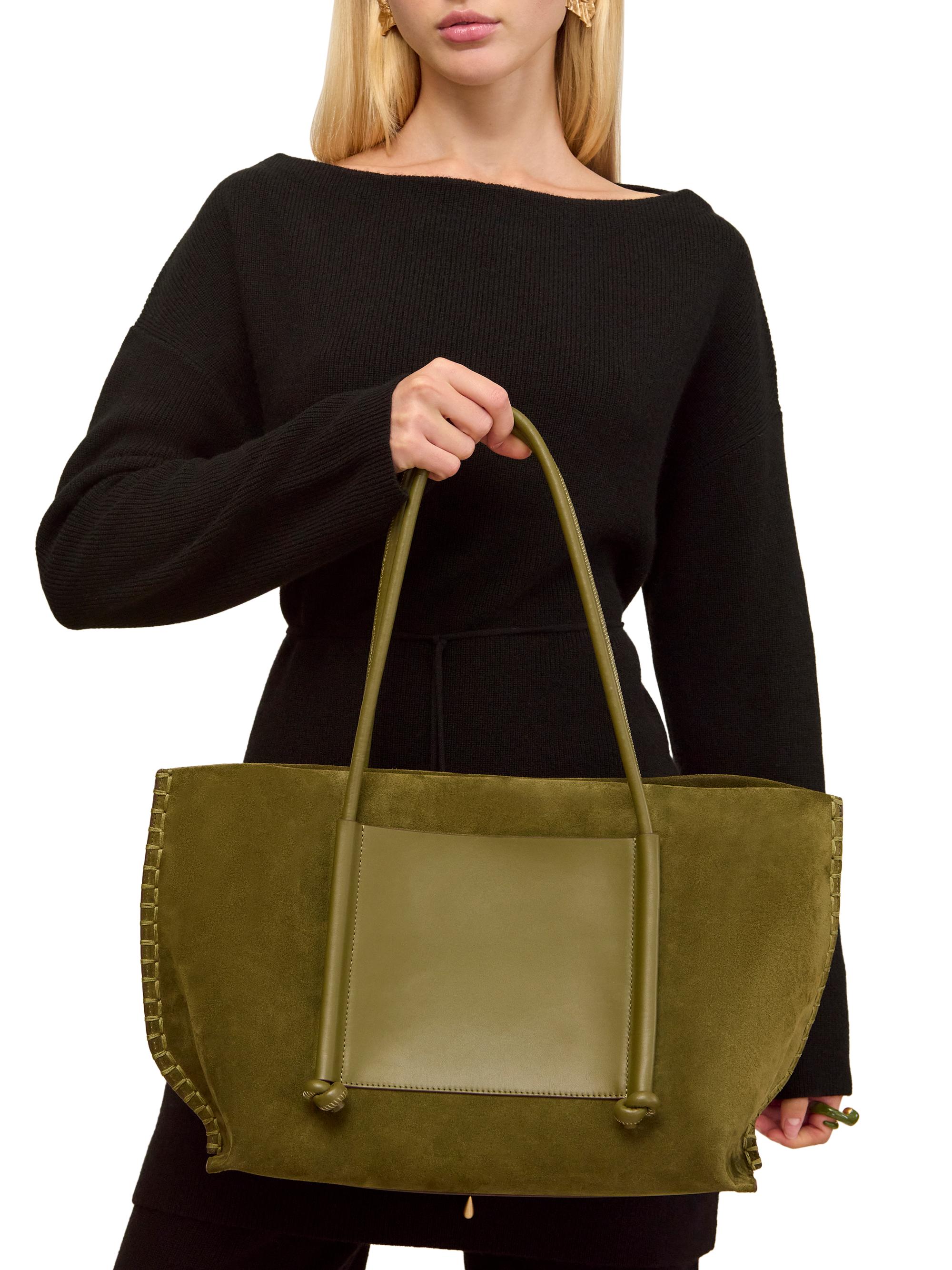 Rylie Suede Tote Bag