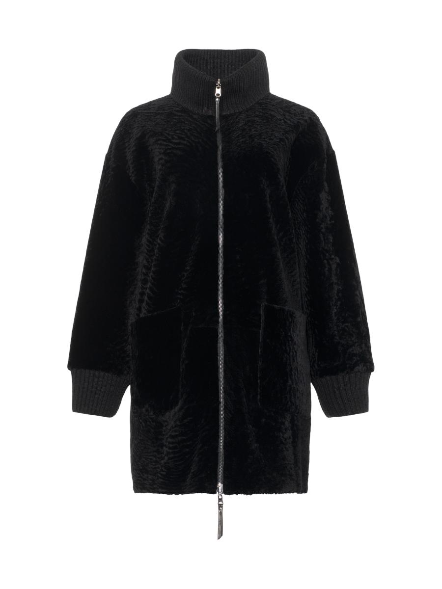 Gorski Reversible Textured Shearling Lamb Jacket | Saks Fifth Avenue