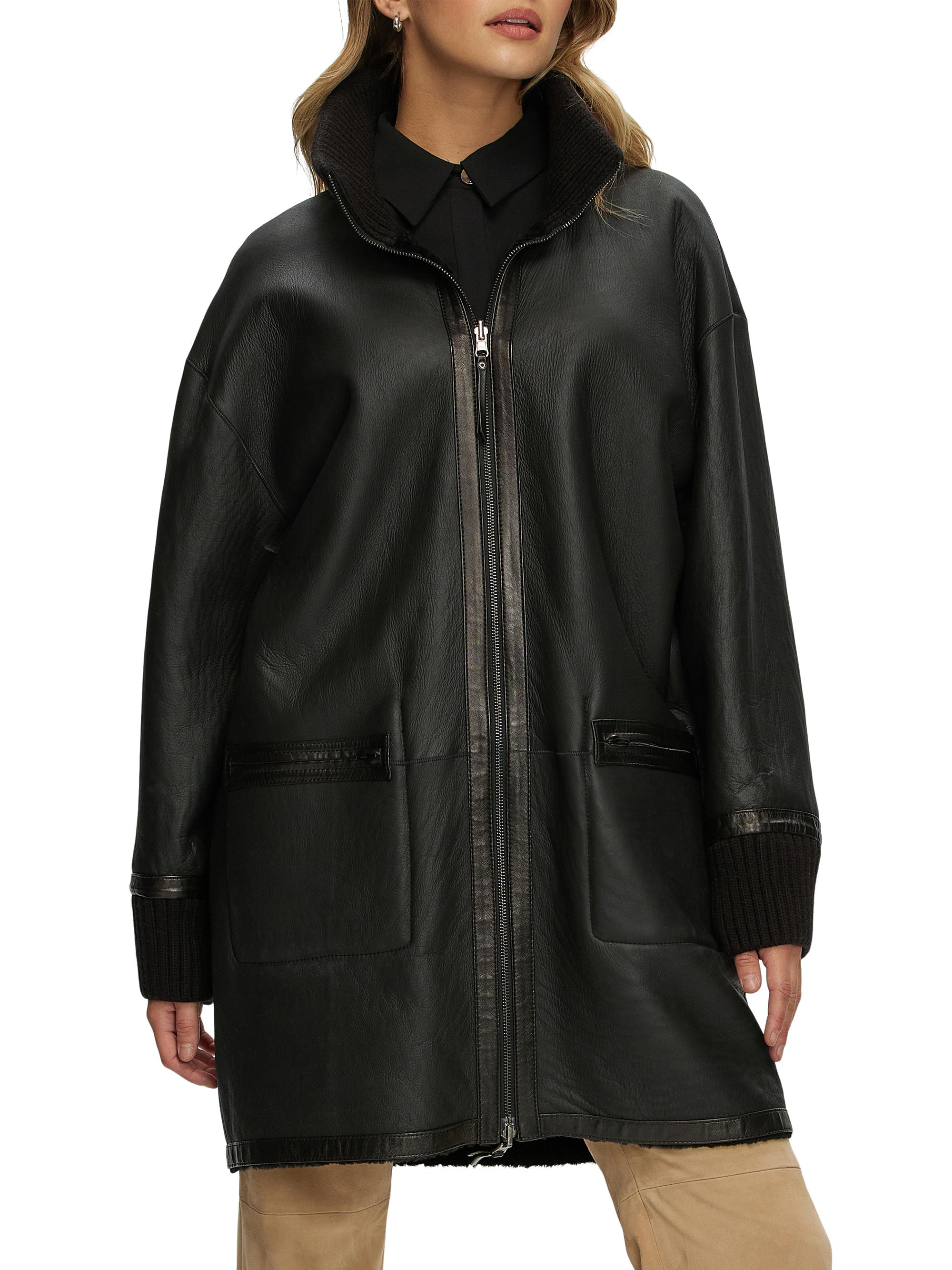 Gorski Reversible Textured Shearling Lamb Jacket | Saks Fifth Avenue