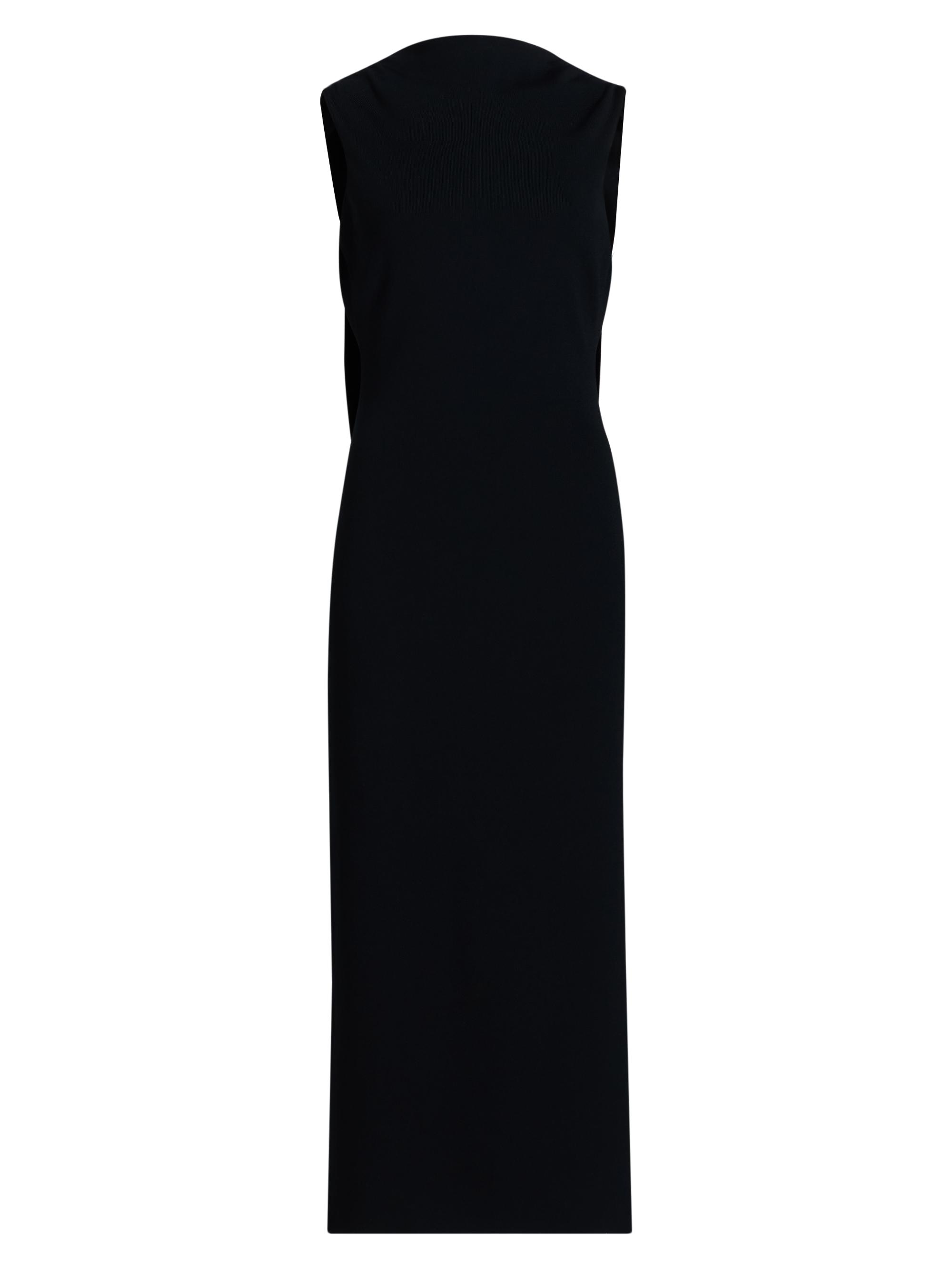 Elyza Embellished Cowlback Cocktail Dress