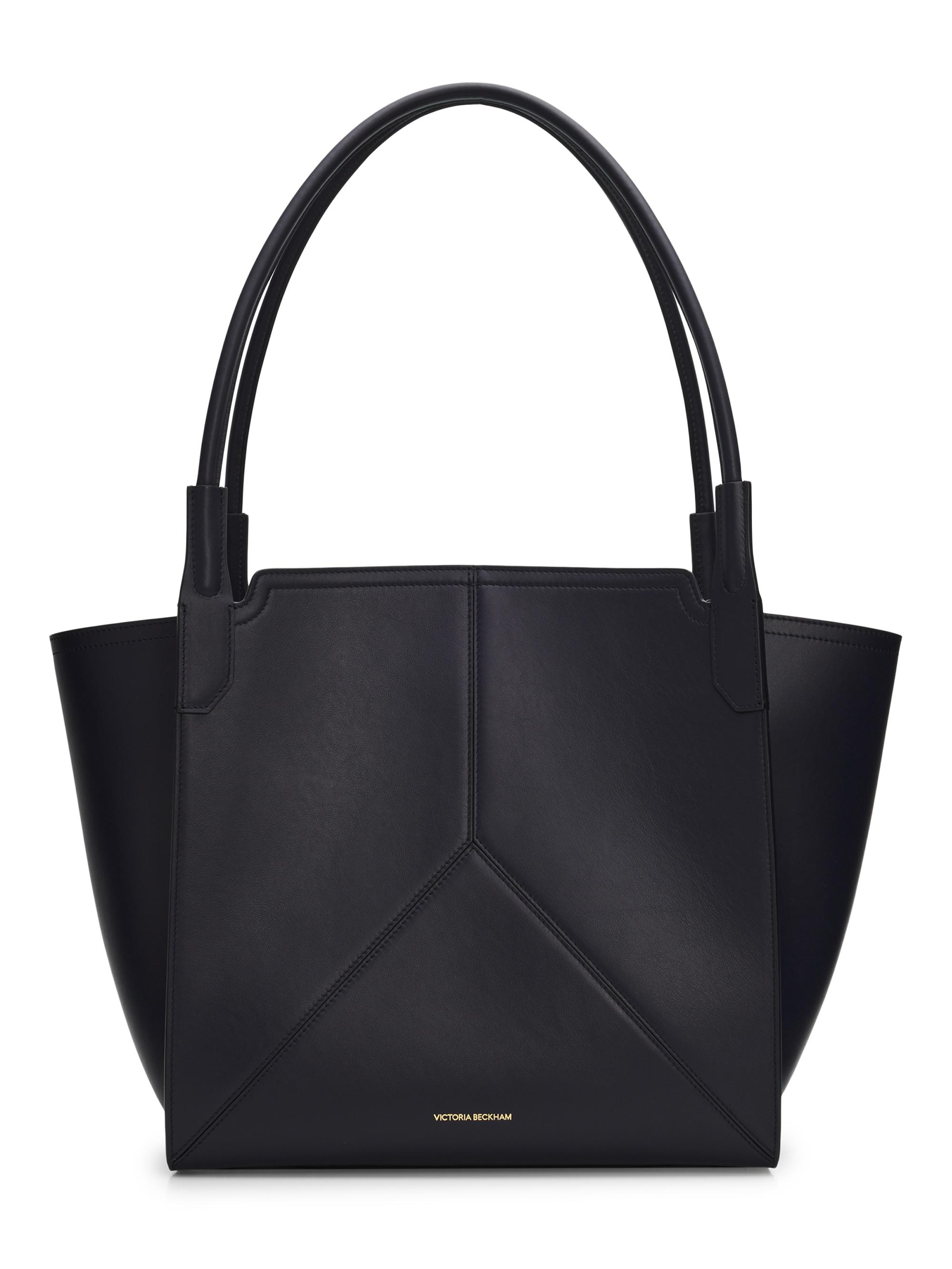 Victoria Beckham Women's  Victoria Leather Tote Bag - Dark Tan