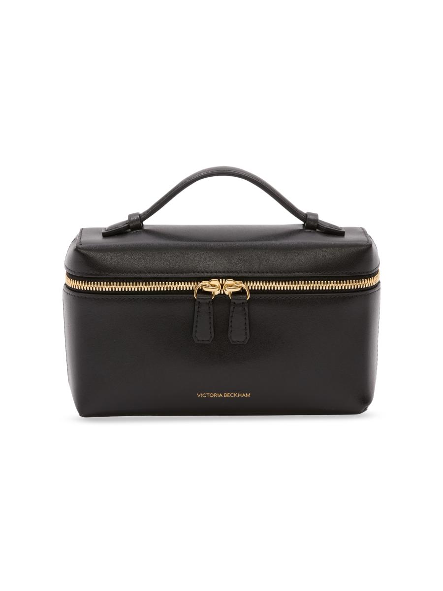 Victoria Beckham Logo Leather Vanity Bag | Saks Fifth Avenue